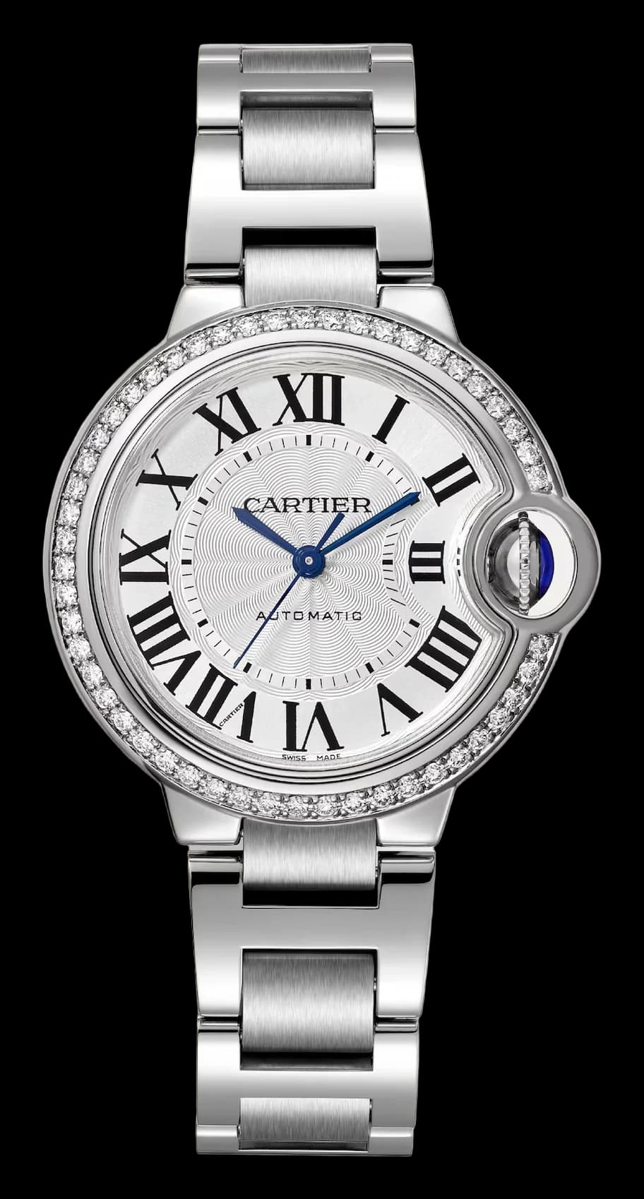Cartier Ballon Bleu de Cartier 33 mm – Çelik, Pırlanta