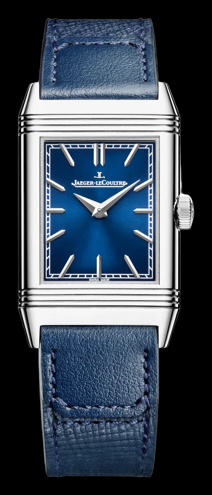 Jaeger-LeCoultre Reverso Tribute Monoface – Çelik, Mavi Kadran