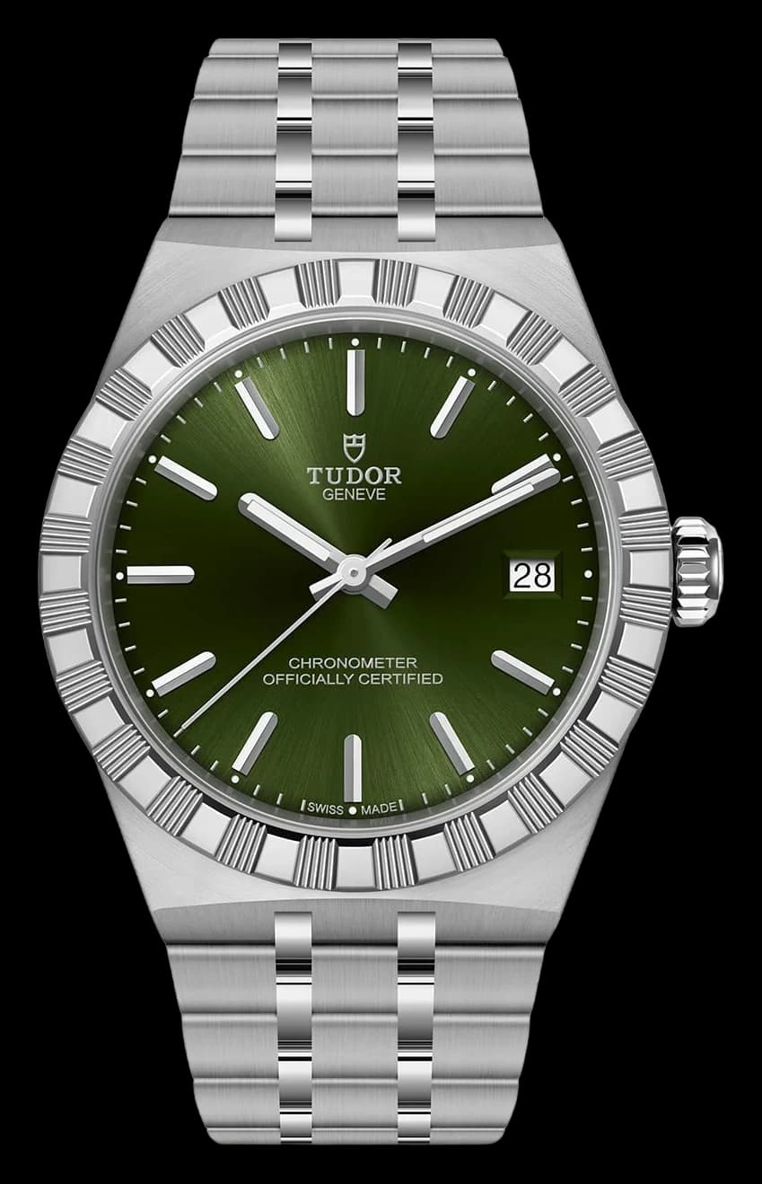 Tudor Royal – 36 mm, Green Dial, Steel Bracelet