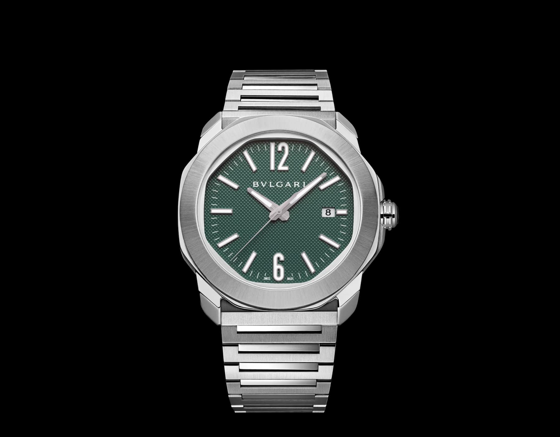 Bvlgari Octo Roma 41 mm – Çelik, Yeşil Kadran