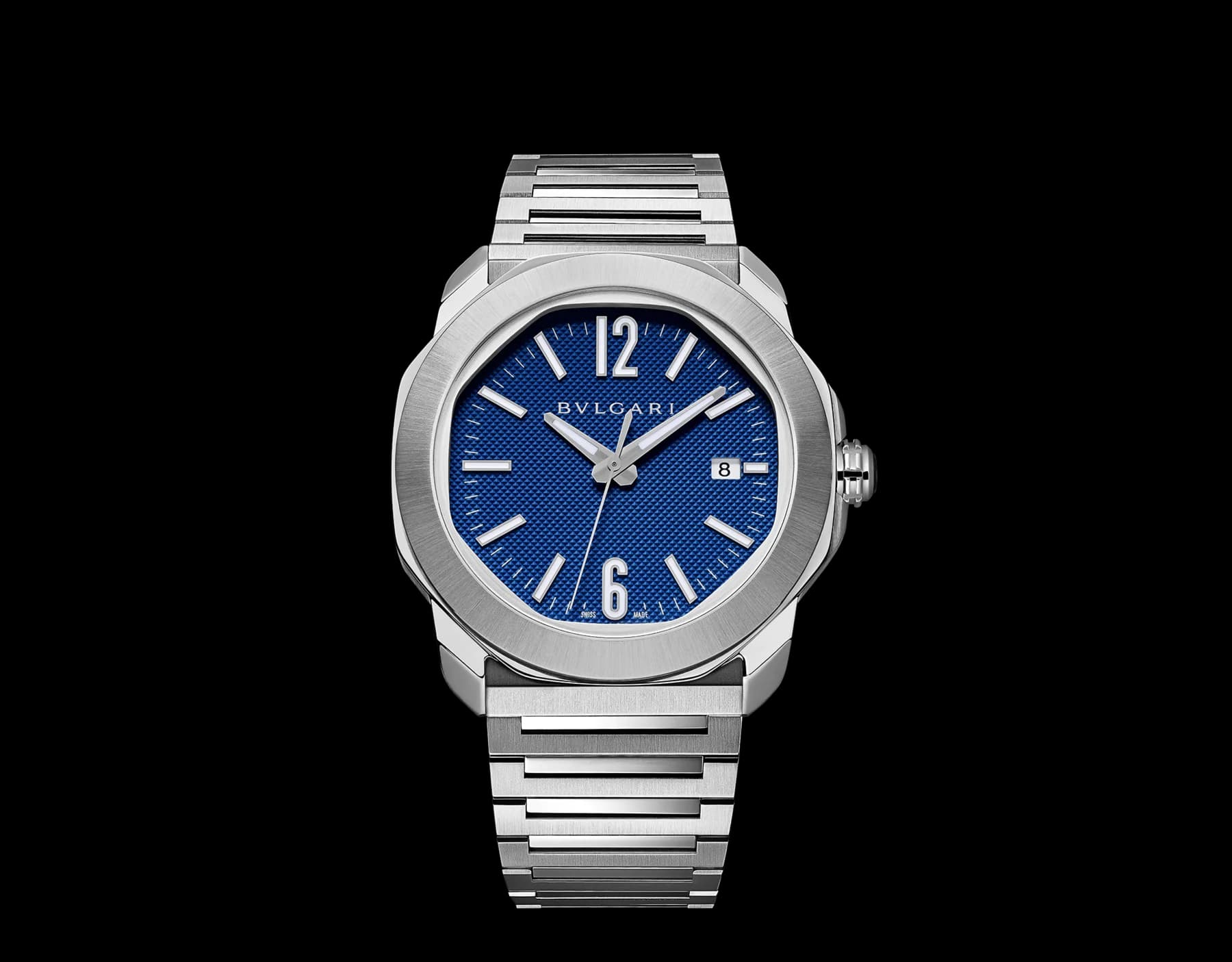 Bvlgari Octo Roma Automatic 41 mm – Çelik, Mavi Kadran