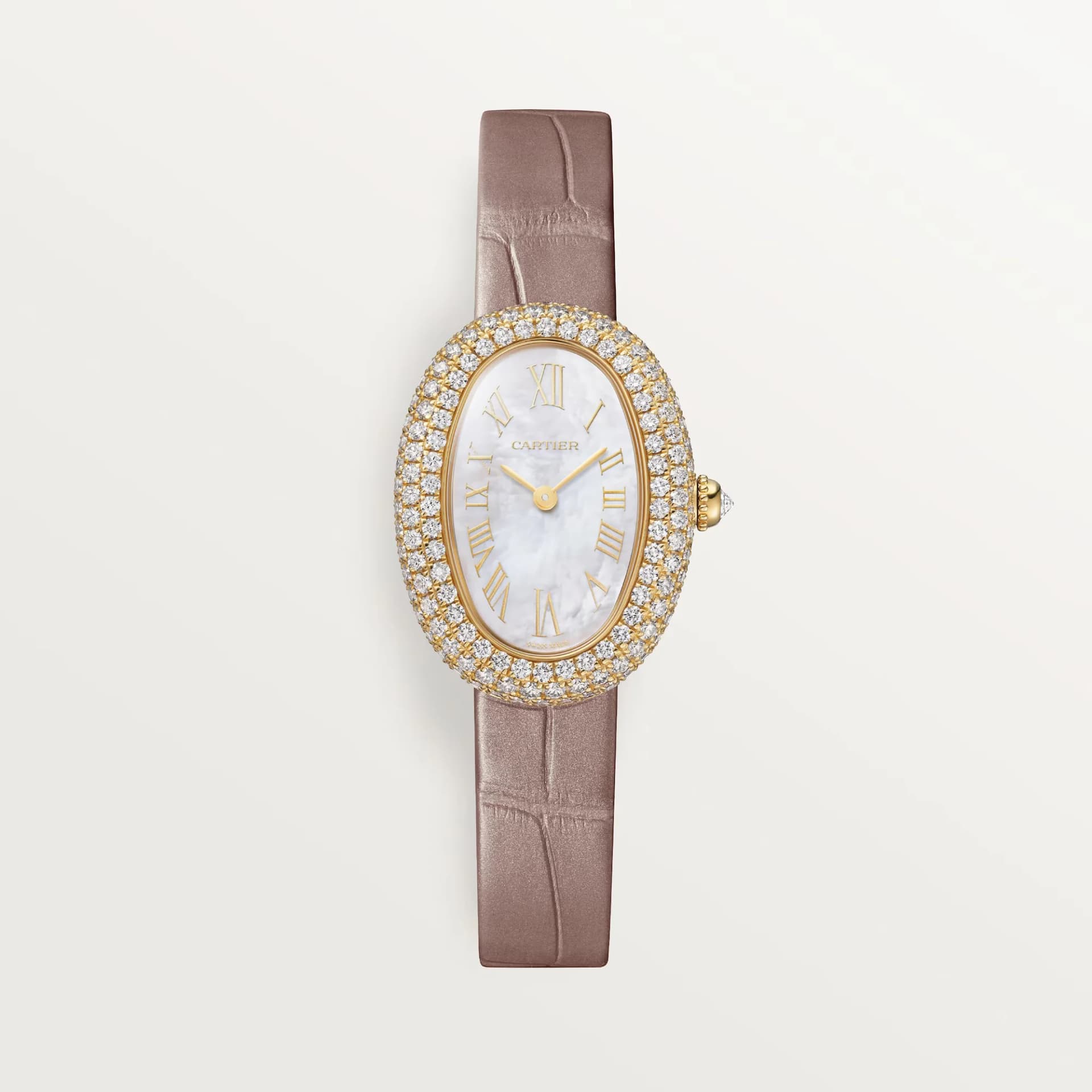 Cartier Baignoire Small Model – Sarı Altın, Sedef