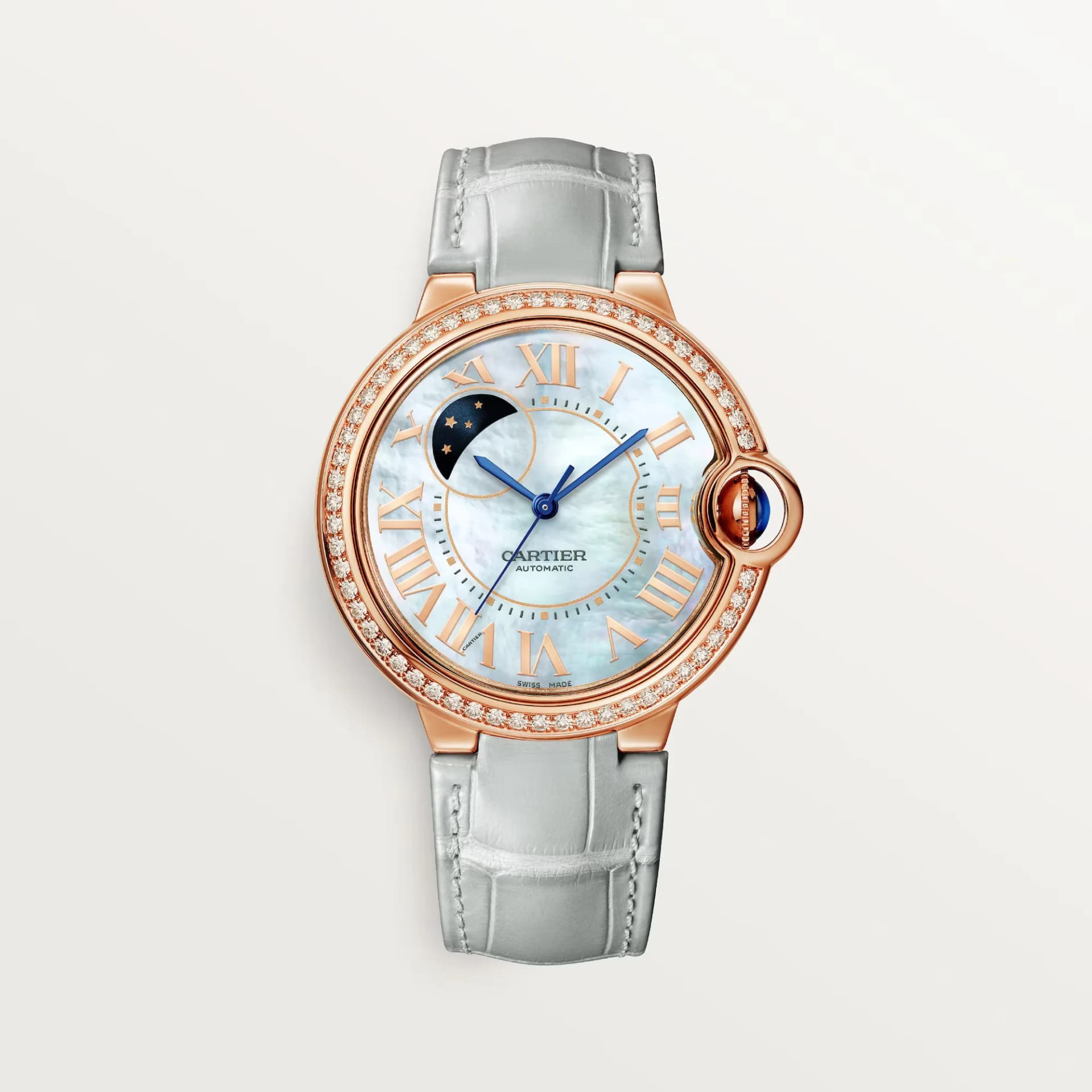 Cartier Ballon Bleu de Cartier 36 mm – Pembe Altın, Pırlanta