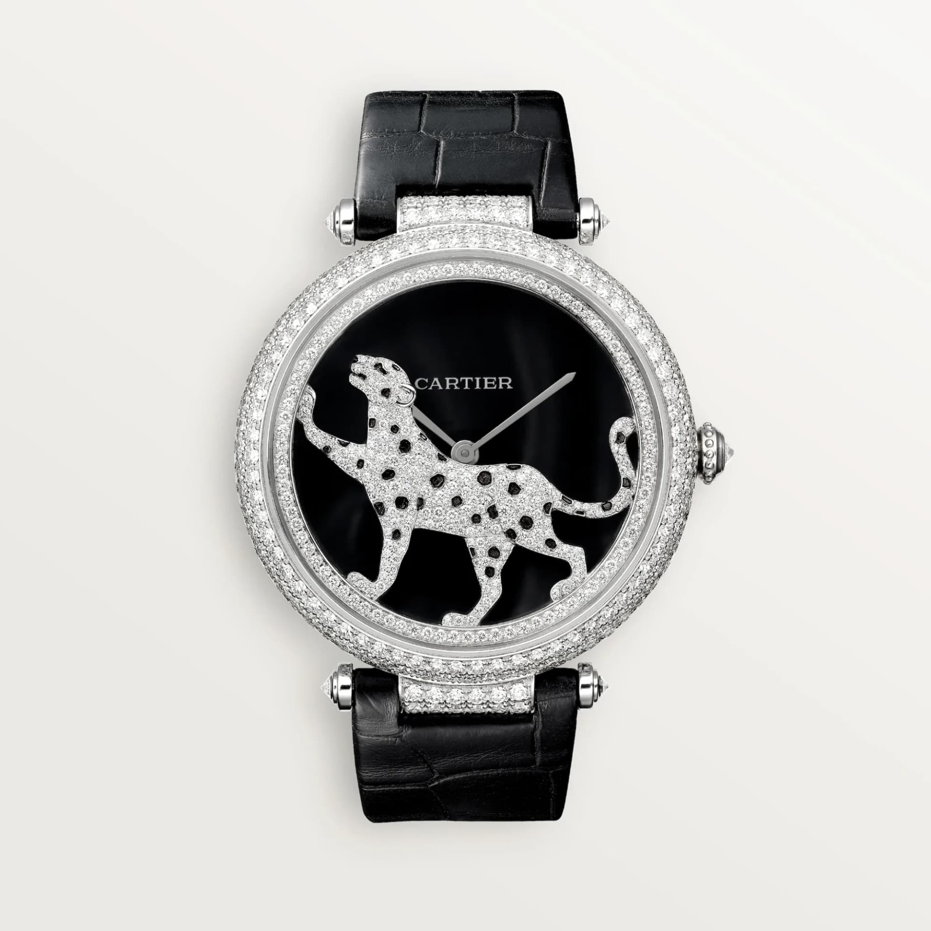 Cartier Panthère Jewelry Watch 42 mm – Beyaz Altın, Pırlanta