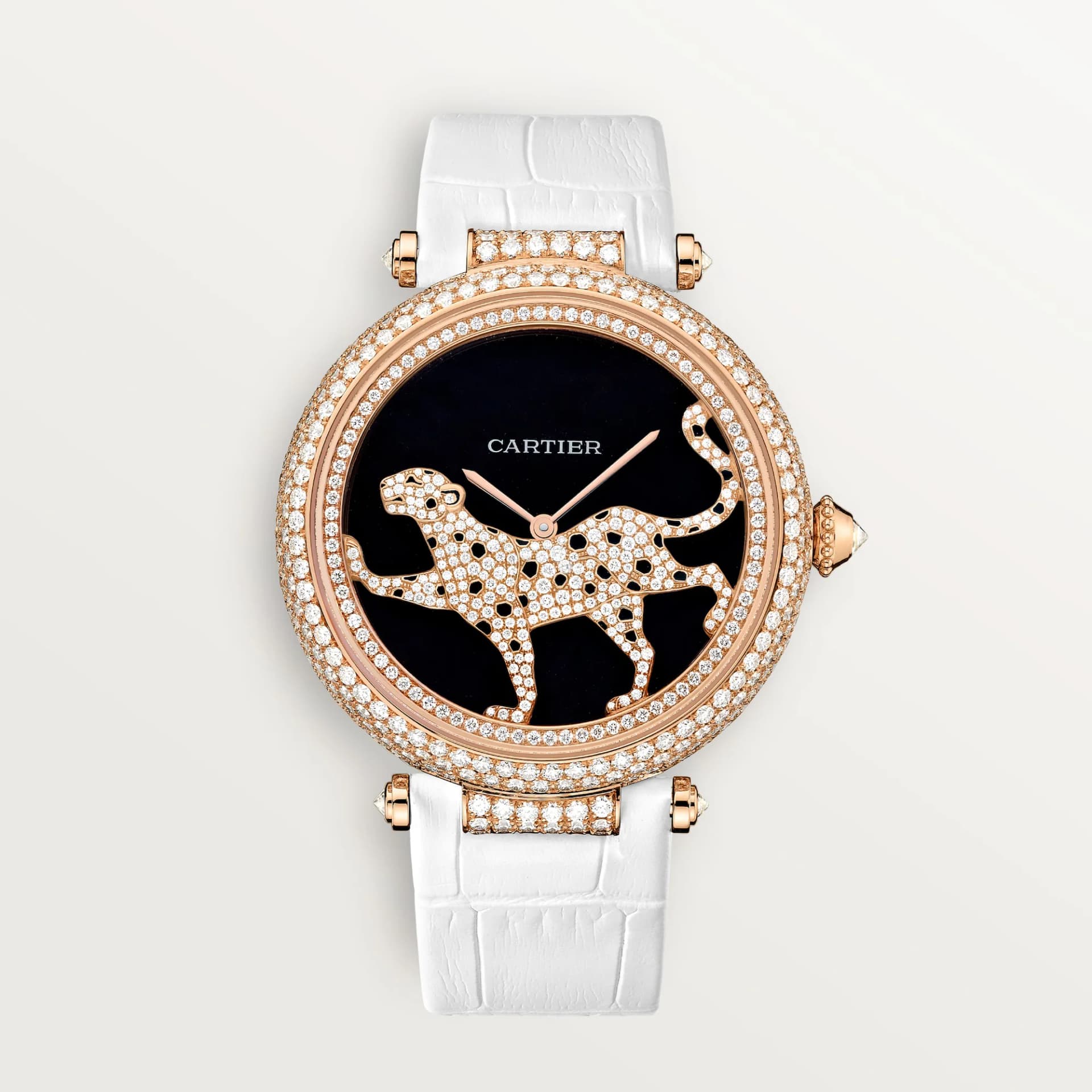 Cartier Panthère Jewelry Watch 42 mm – Pembe Altın, Pırlanta