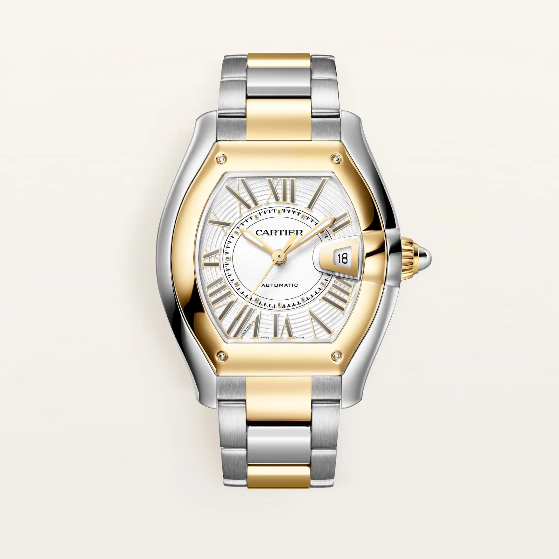 Cartier Roadster Large Model – Sarı Altın, Çelik