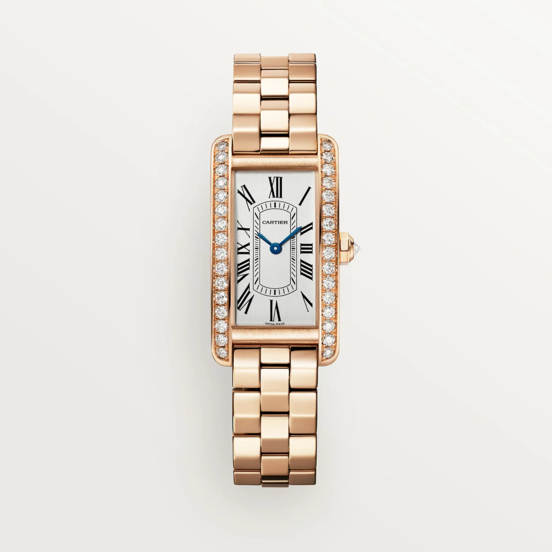 Cartier Tank Américaine Small Model – Pembe Altın, Pırlanta, Bilezik