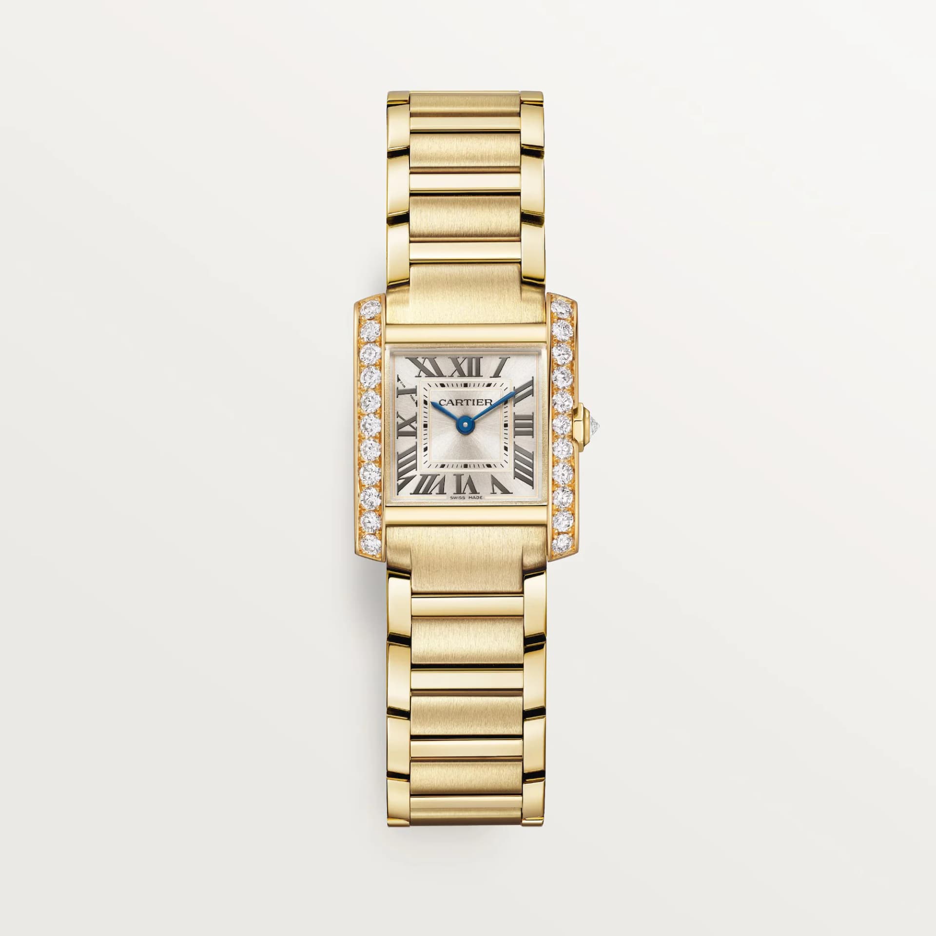 Cartier Tank Française Small Model – Sarı Altın, Pırlanta