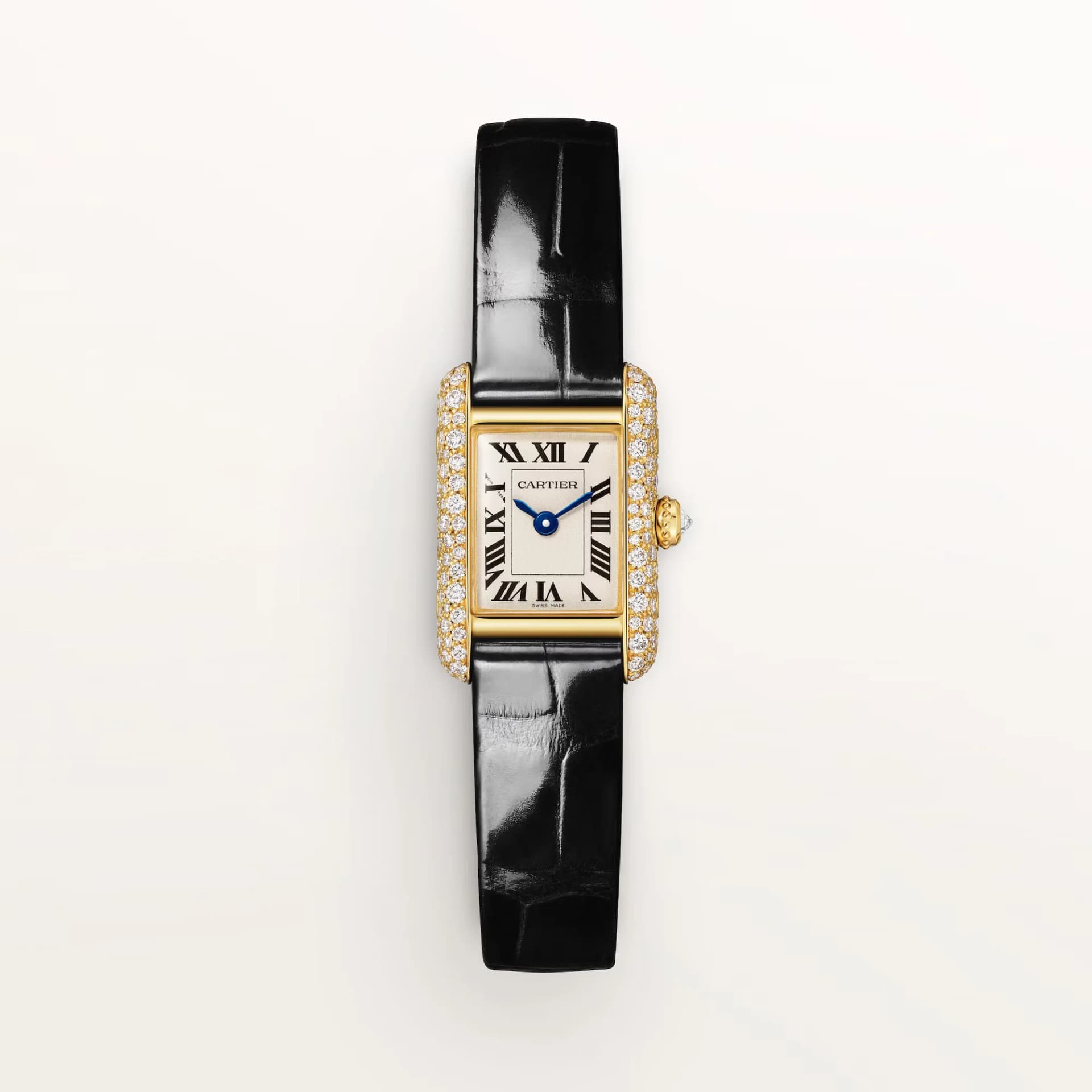 Cartier Tank Louis Cartier Mini Model – Sarı Altın, Pırlanta