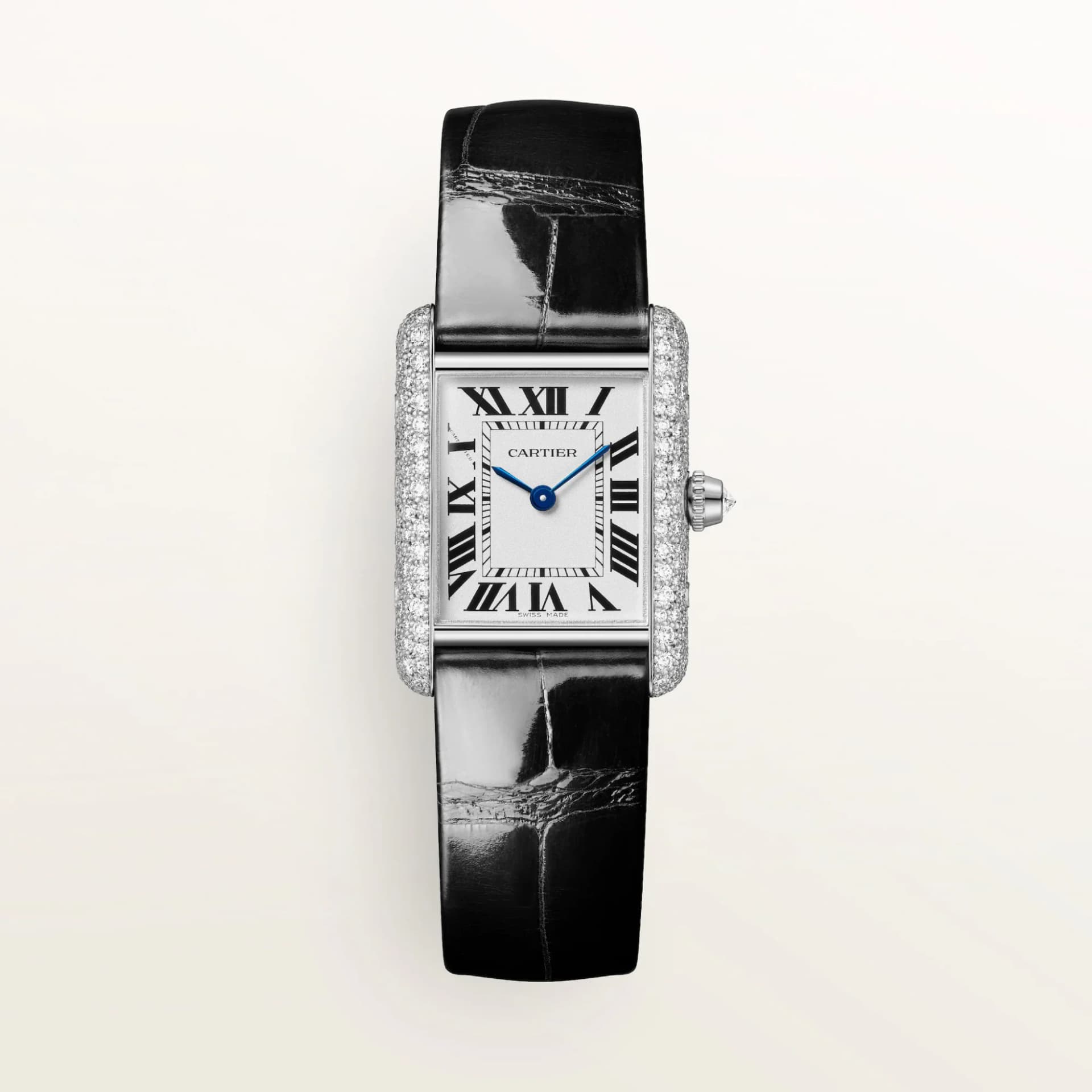 Cartier Tank Louis Cartier Small Model – Beyaz Altın, Pırlanta
