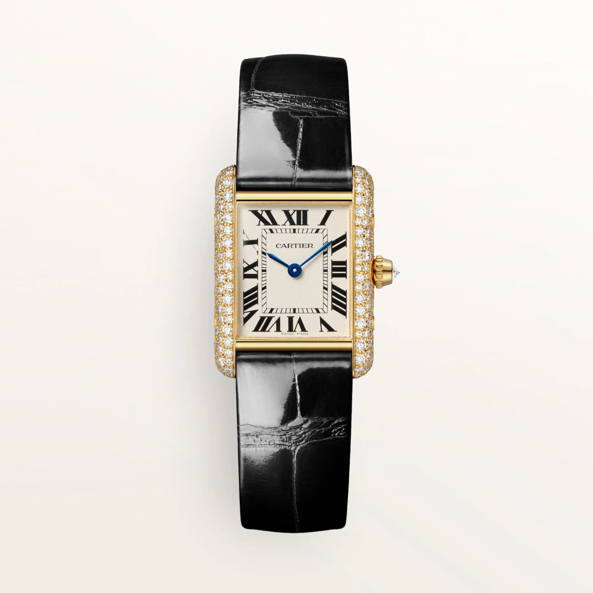 Cartier Tank Louis Cartier Small Model – Sarı Altın, Pırlanta