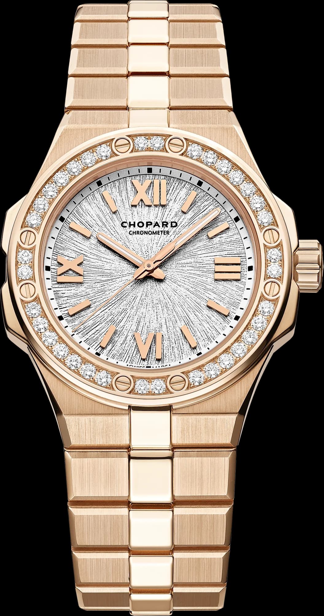 Chopard Alpine Eagle 33 – Pembe Altın, Gri Kadran