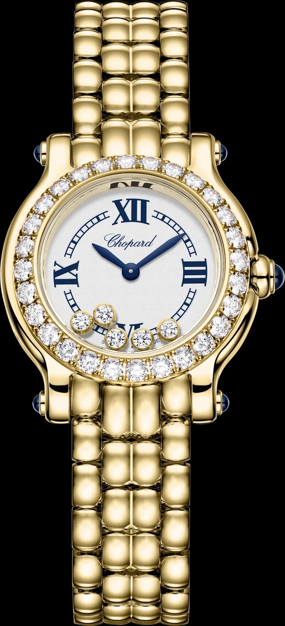 Chopard Happy Sport The First 26 mm – Sarı Altın, Gümüş Kadran
