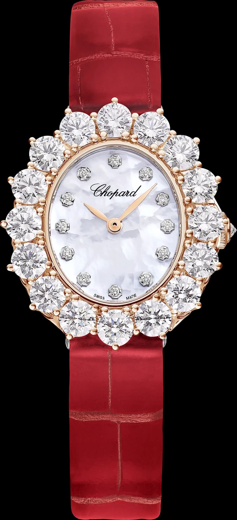 Chopard L'Heure du Diamant 30 x 27 mm – Pembe Altın, Sedef Kadran