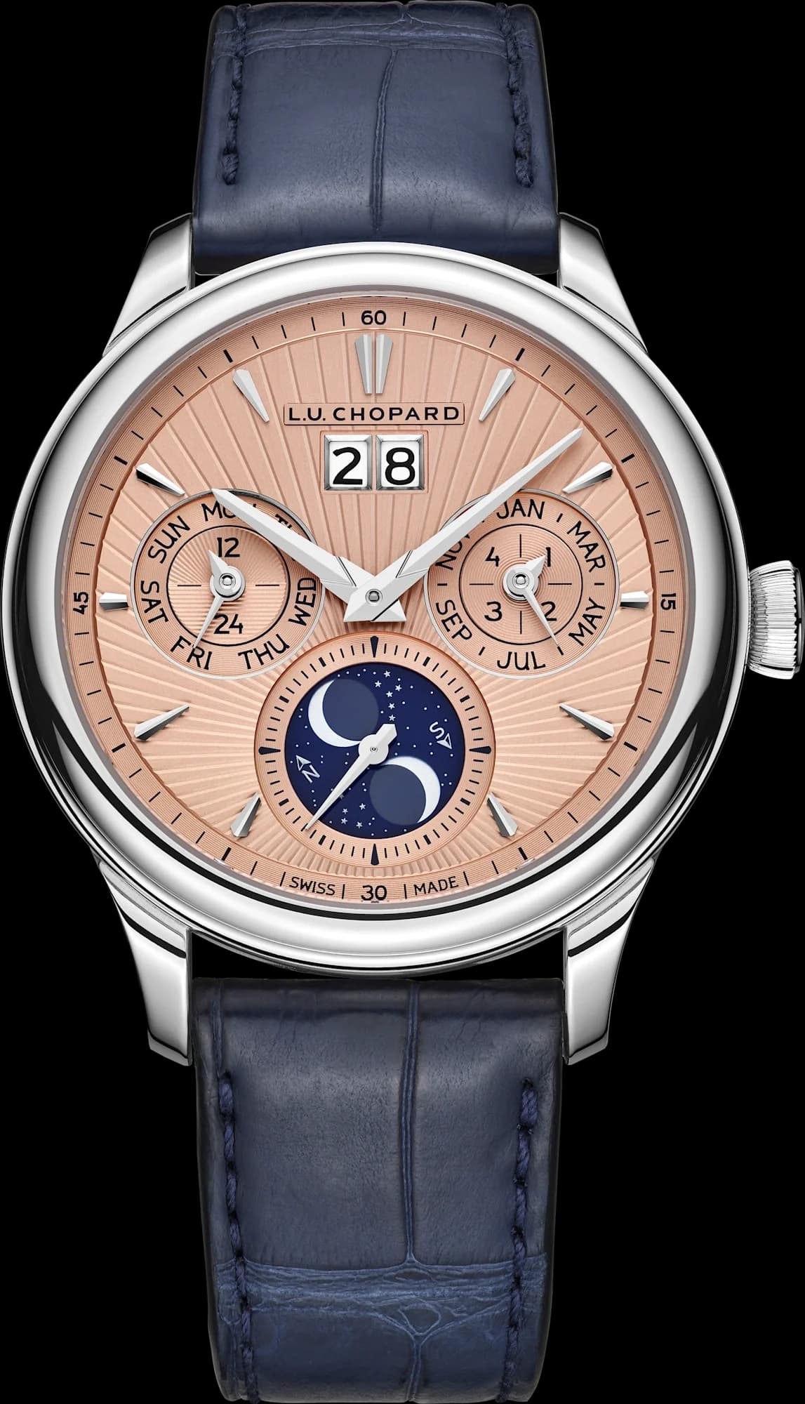 Chopard L.U.C Lunar One – Beyaz Altın, Somon Kadran
