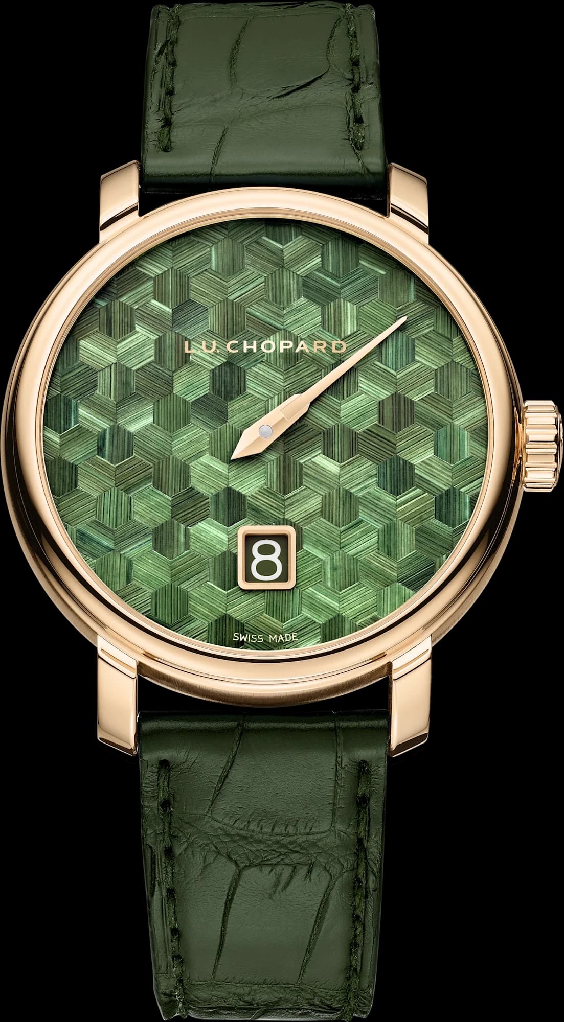 Chopard L.U.C Quattro Spirit 25 – Pembe Altın, Saman Kakma Kadran