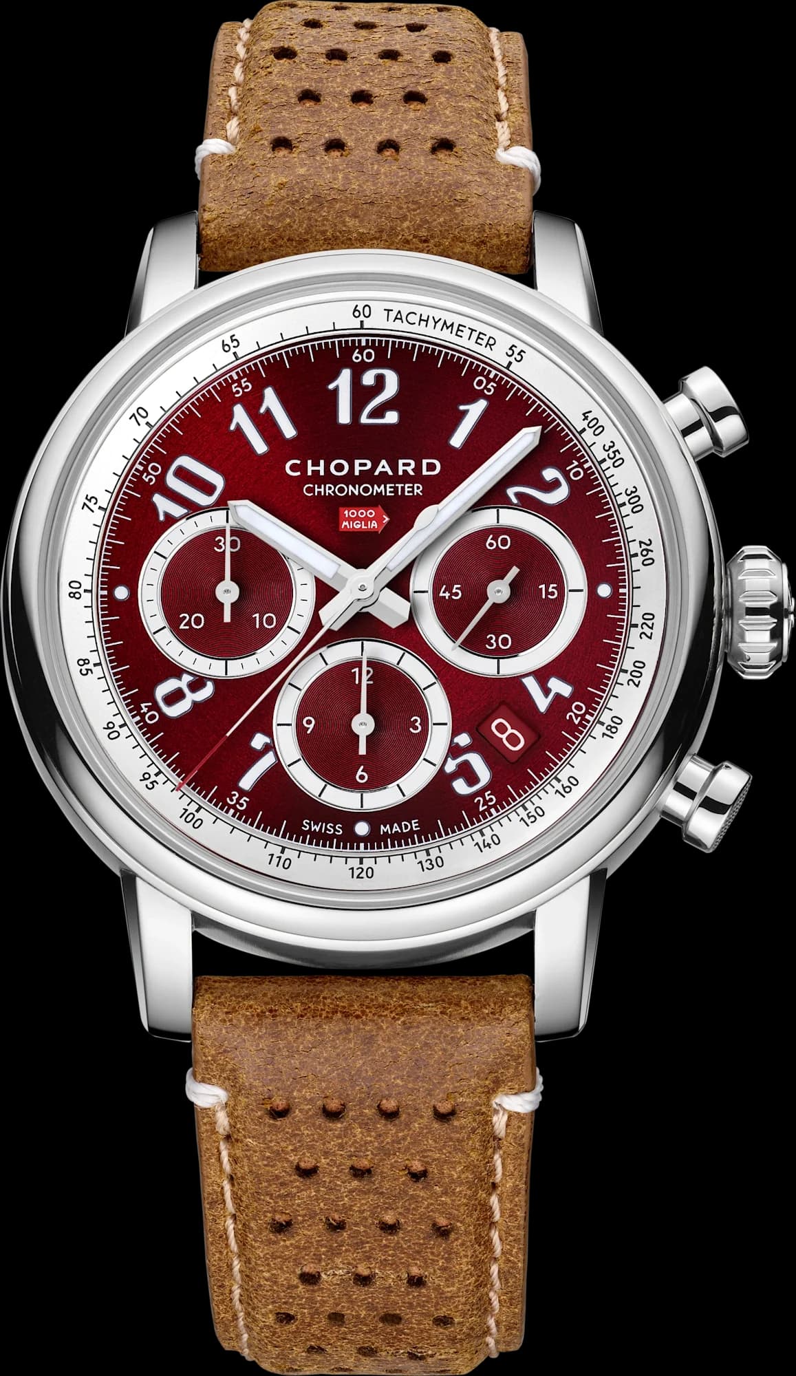 Chopard Mille Miglia Classic Chronograph – Çelik, Kırmızı Kadran
