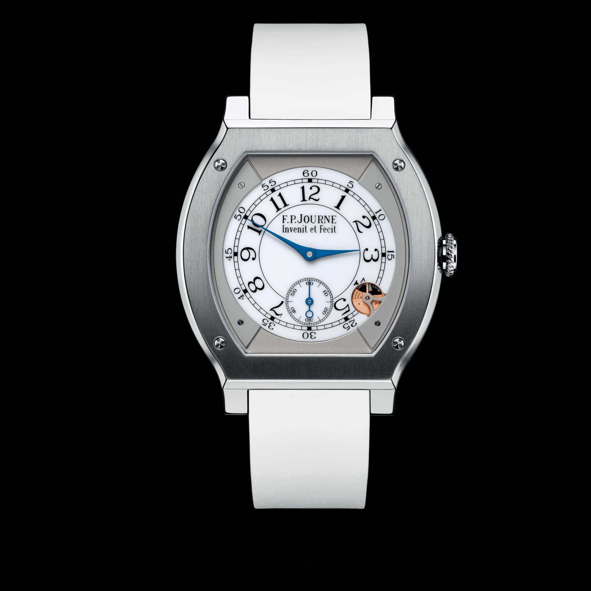 F.P. Journe Élégante 48 mm Titanium – Beyaz Kayış