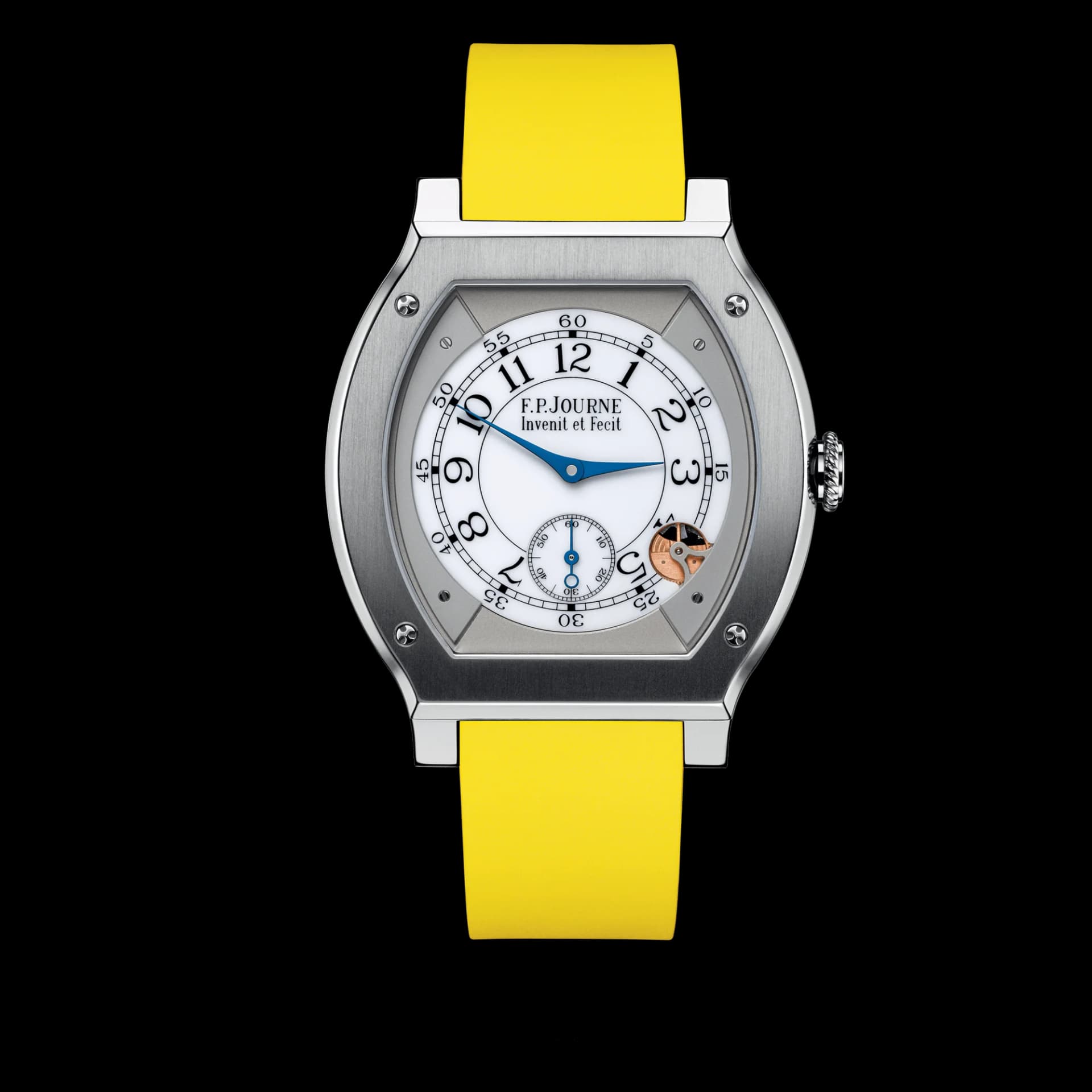 F.P. Journe Élégante 48 mm Titanium – Sarı Kayış