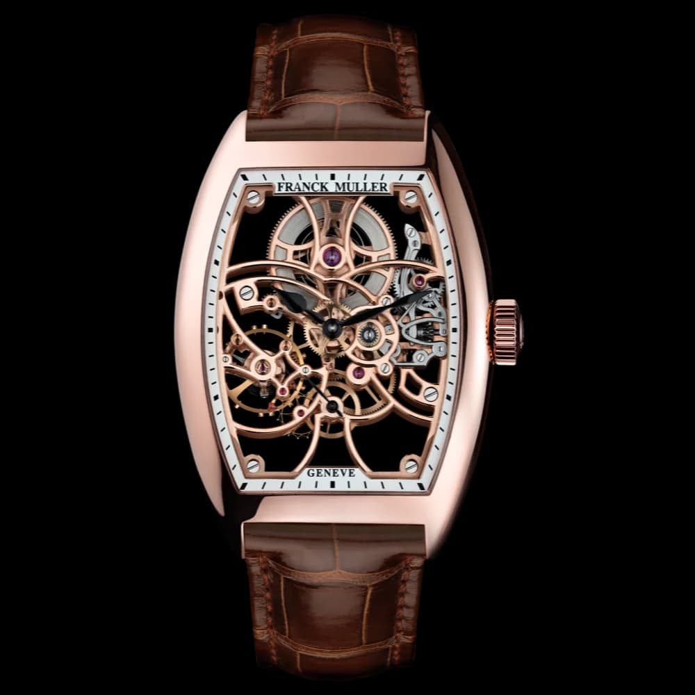 Franck Muller Cintrée Curvex Skeleton – Rose Gold