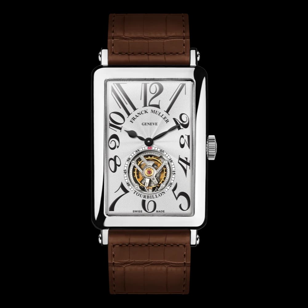 Franck Muller Long Island Tourbillon – White Gold, Chocolate Strap
