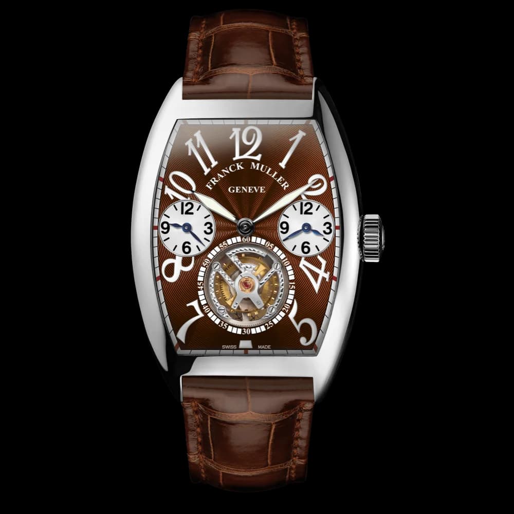 Franck Muller Master Banker Tourbillon – White Gold, Chocolate