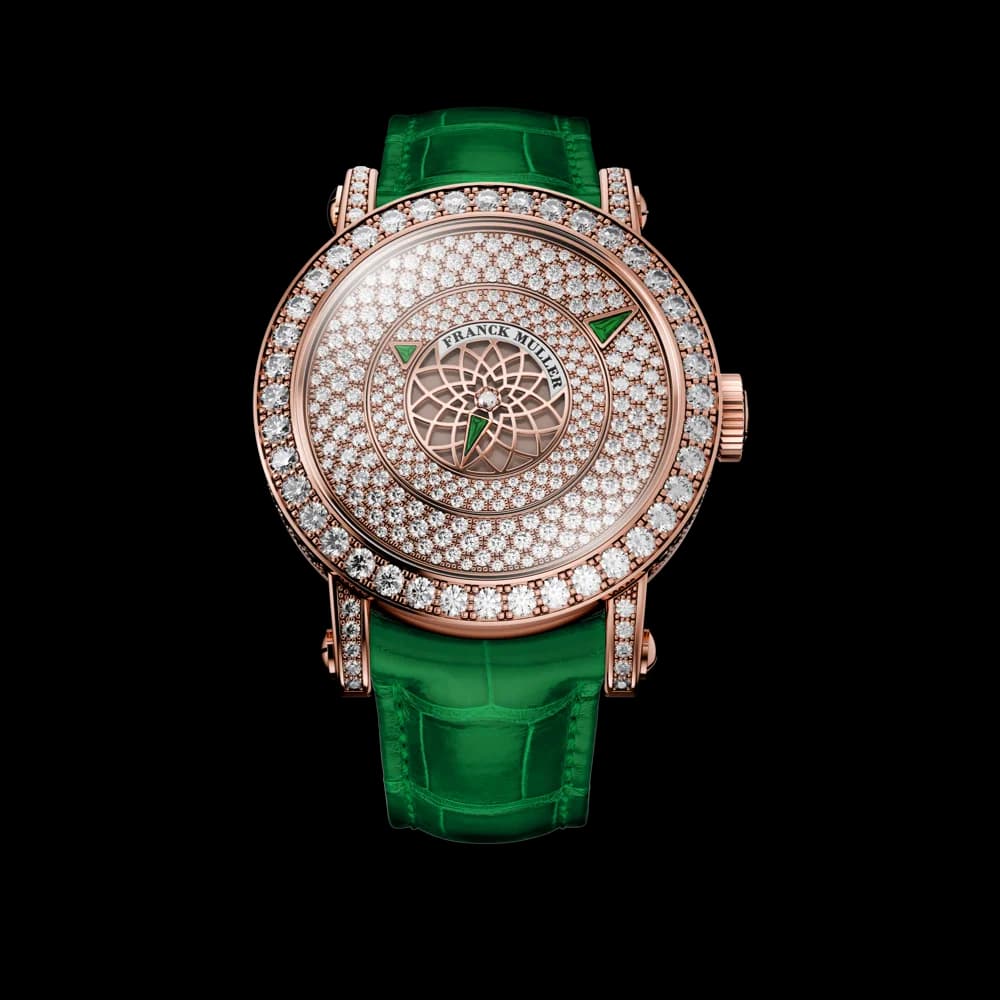 Franck Muller Round Triple Mystery 7036 – Rose Gold, Diamonds