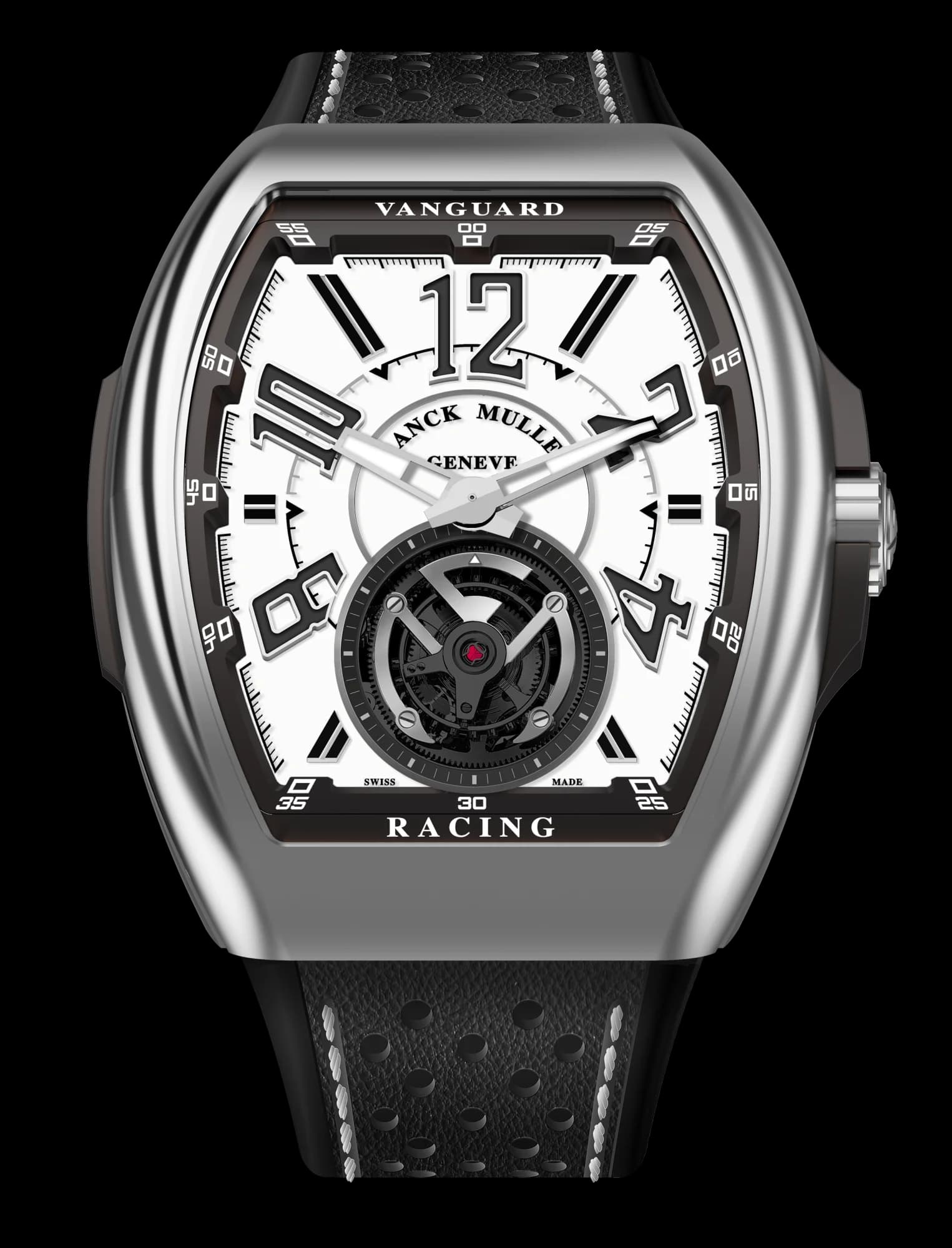 Franck Muller Vanguard Racing Tourbillon – White Gold, Black