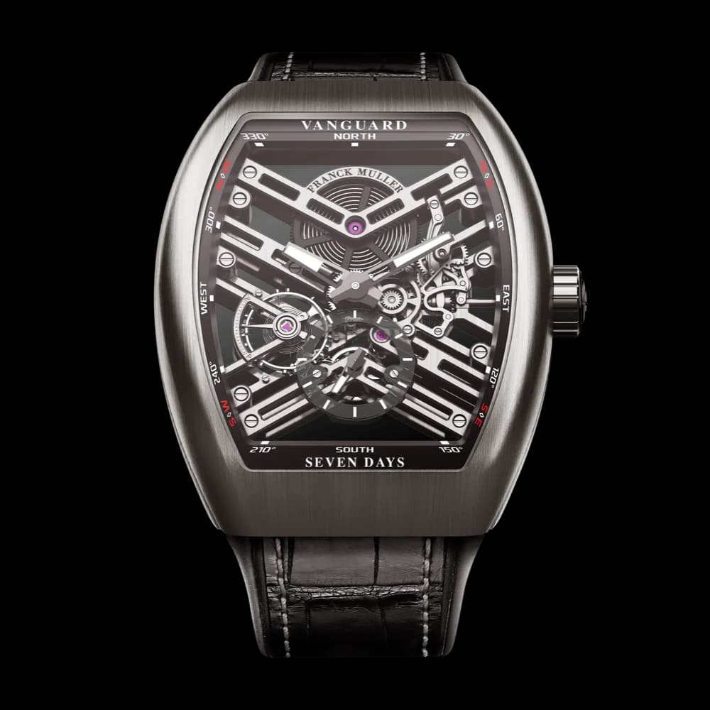 Franck Muller Vanguard Skeleton 45 – Black Titanium (A)