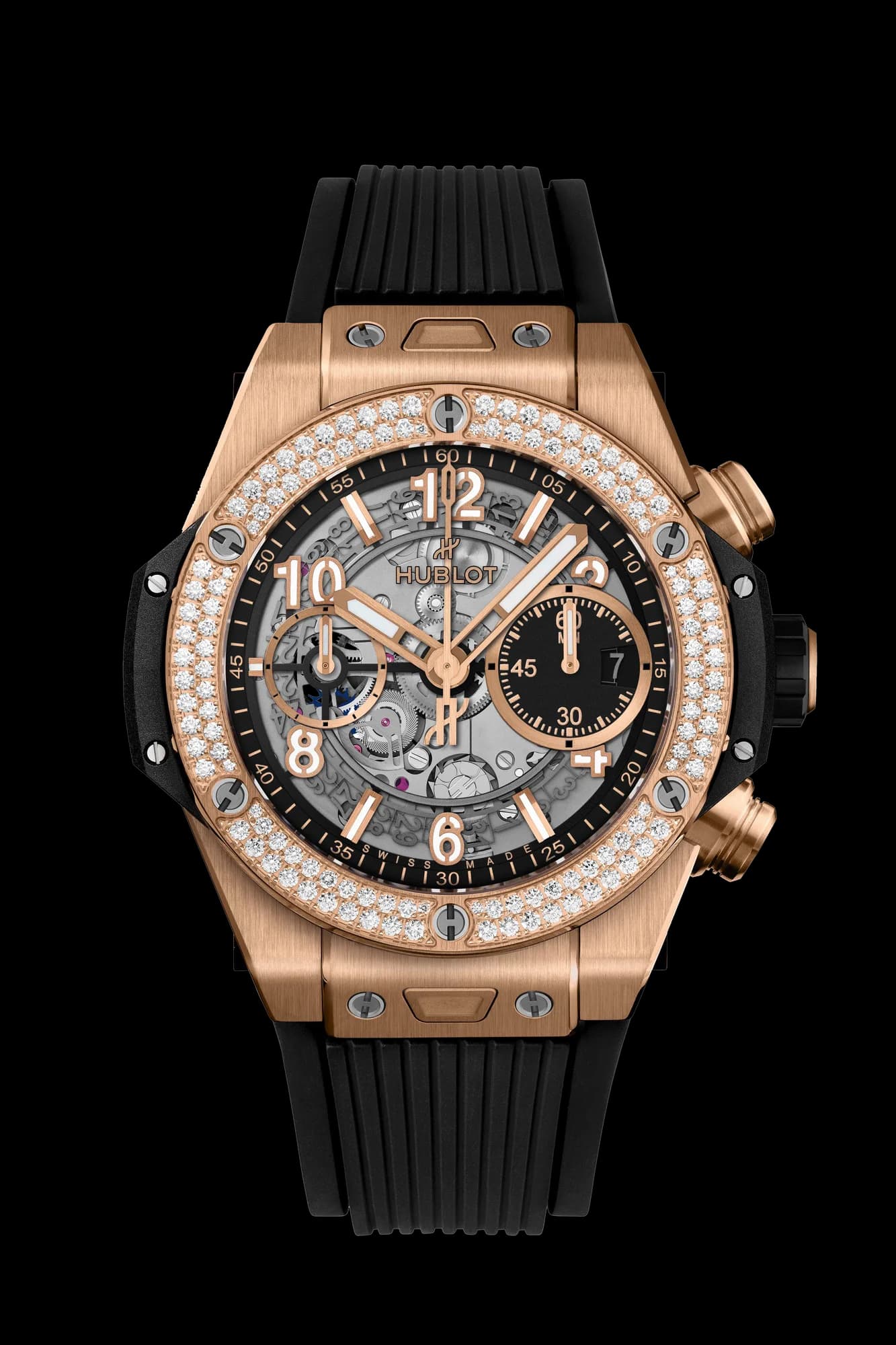 Hublot Big Bang Unico King Gold Diamonds 42 mm