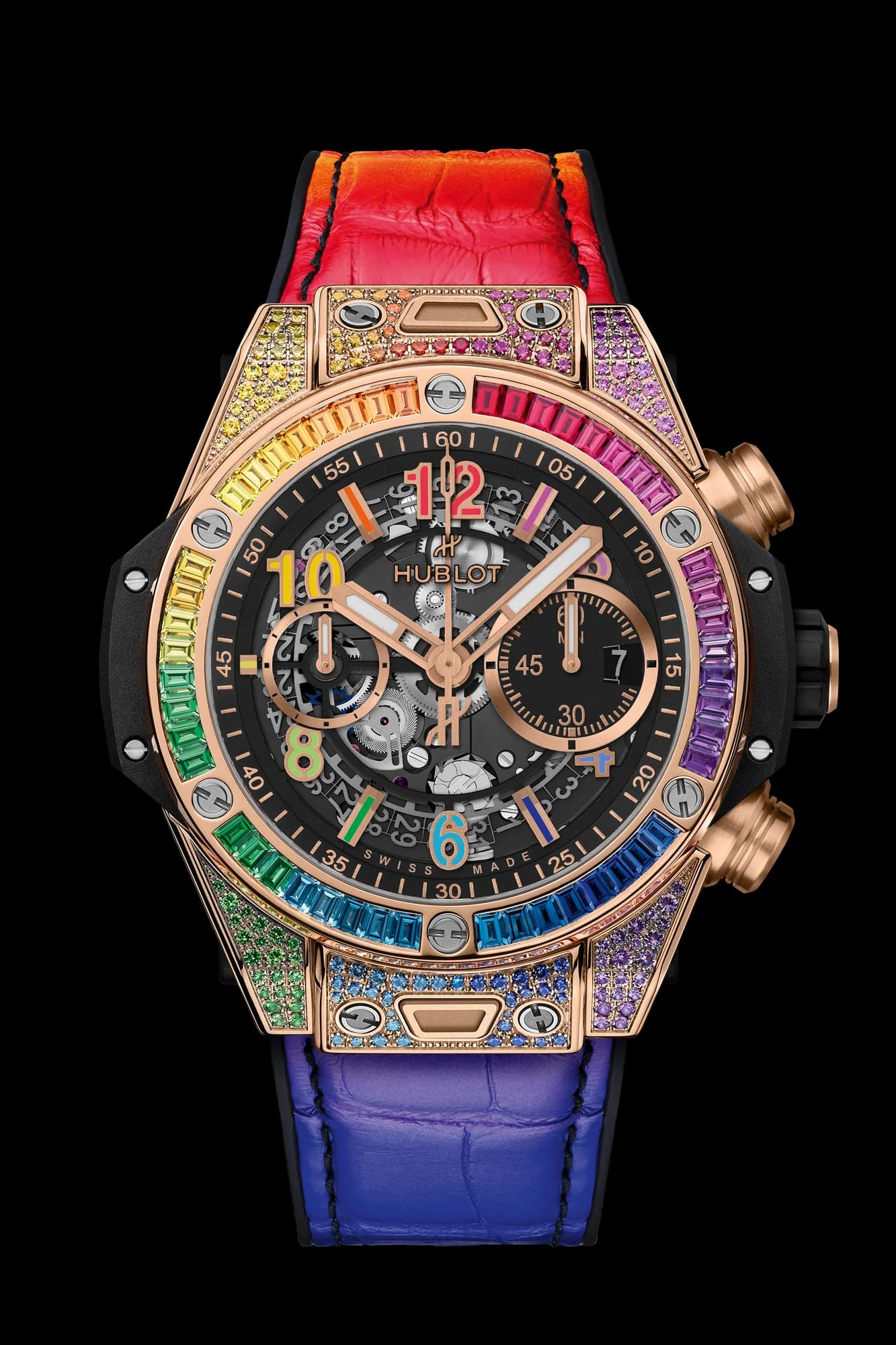 Hublot Big Bang Unico King Gold Rainbow 44 mm