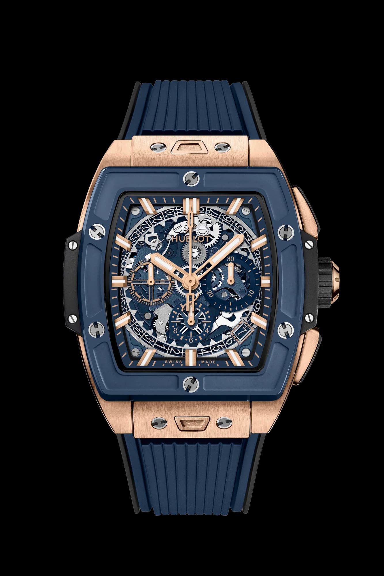 Hublot Spirit of Big Bang King Gold Blue Ceramic 42 mm