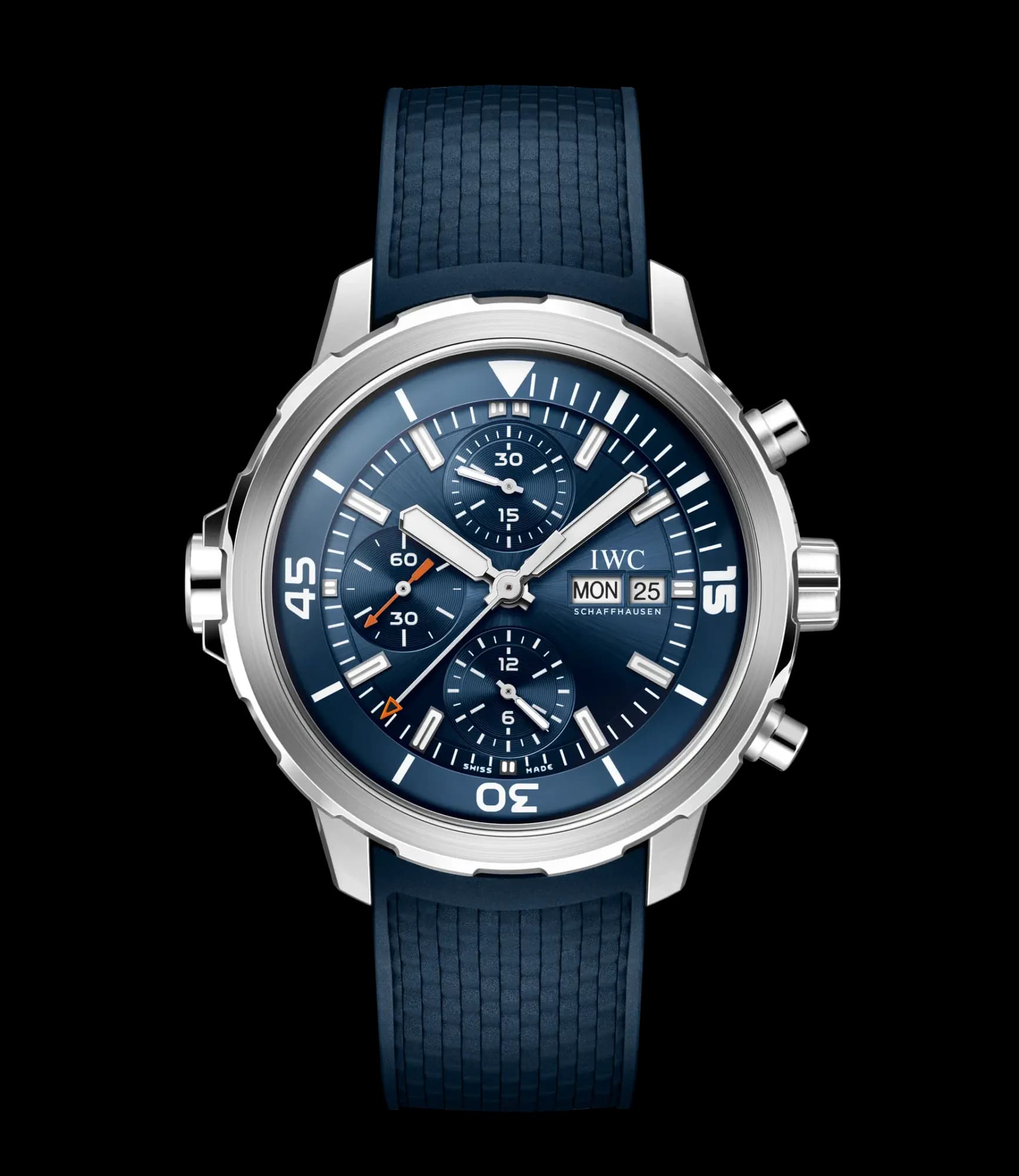 IWC Schaffhausen Aquatimer Chronograph – Mavi Kadran