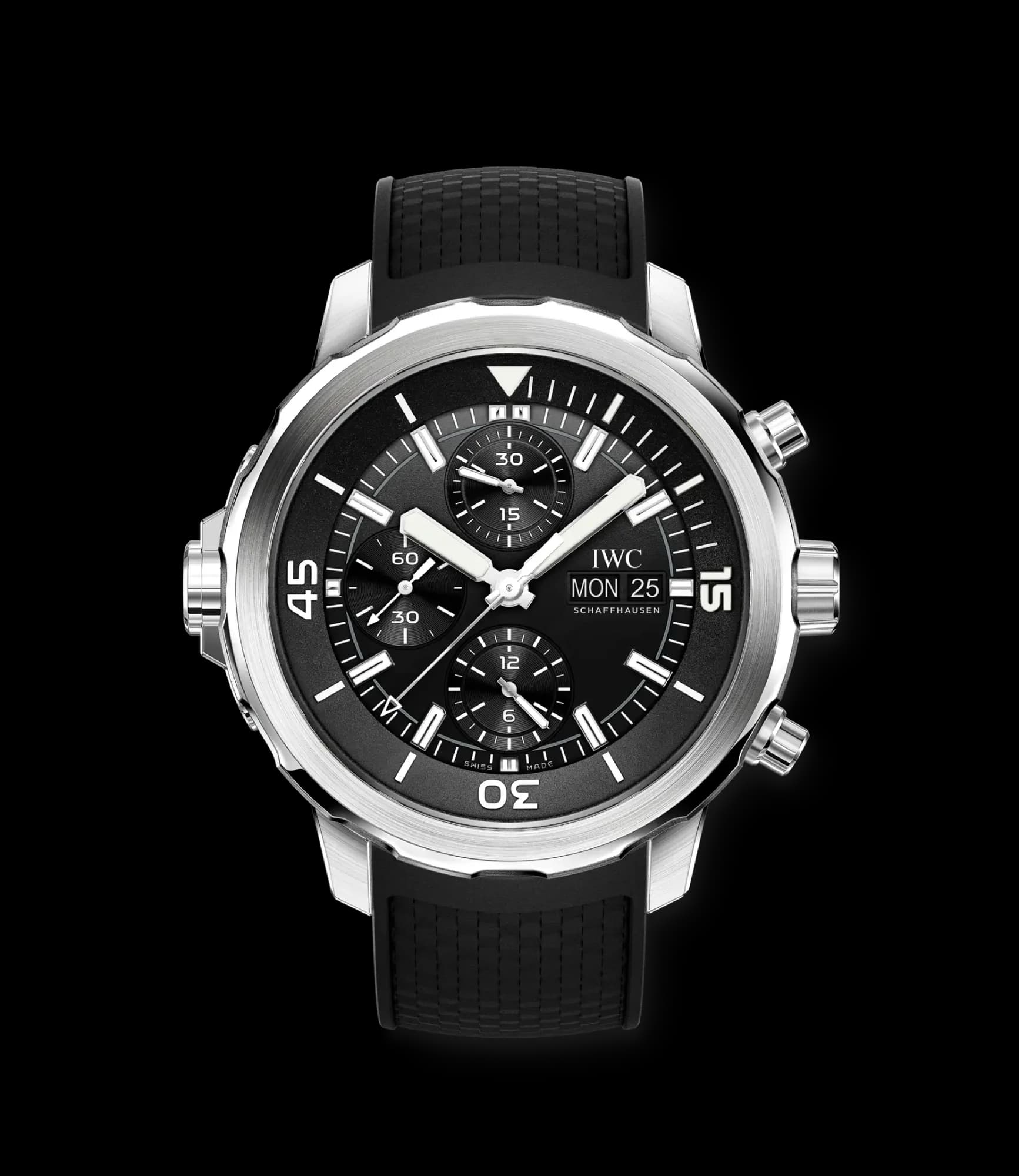 IWC Schaffhausen Aquatimer Chronograph – Siyah Kadran