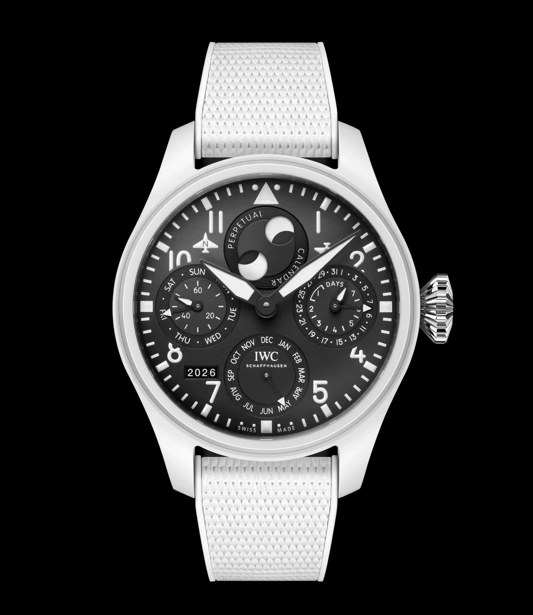 IWC Schaffhausen Big Pilot's Watch Perpetual Calendar TOP GUN Lake Tahoe