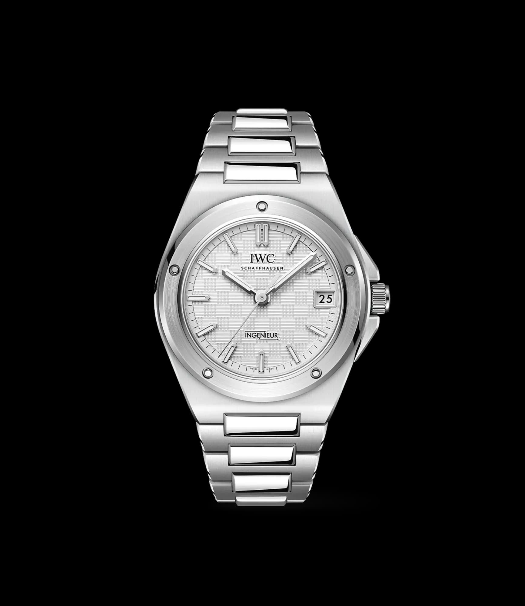 IWC Schaffhausen Ingenieur Automatic 35 – Çelik, Gümüş Kadran