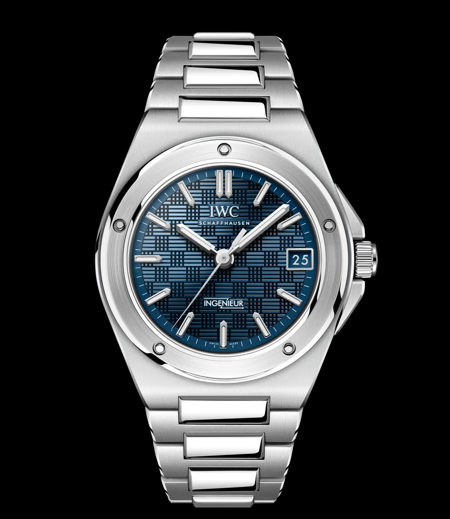 IWC Schaffhausen Ingenieur Automatic 35 – Çelik, Mavi Kadran