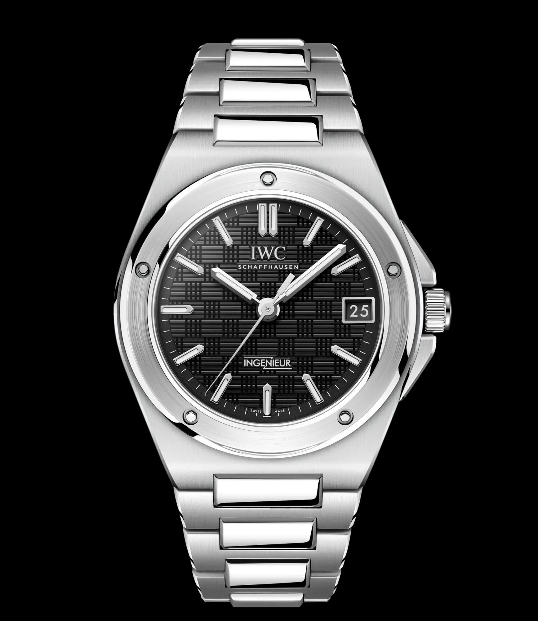 IWC Schaffhausen Ingenieur Automatic 35 – Çelik, Siyah Kadran