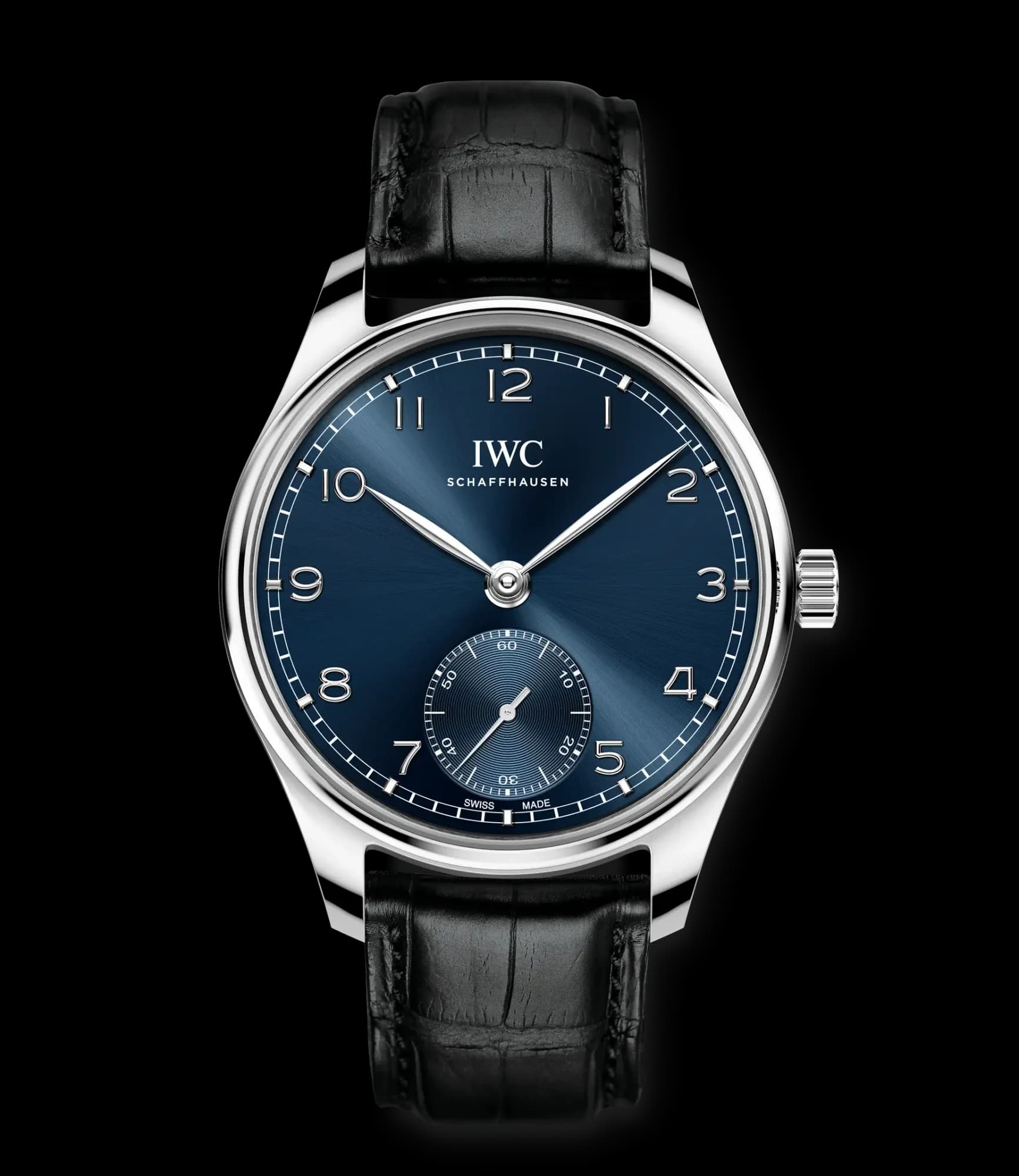 IWC Schaffhausen Portugieser Automatic 40 – Çelik, Mavi Kadran