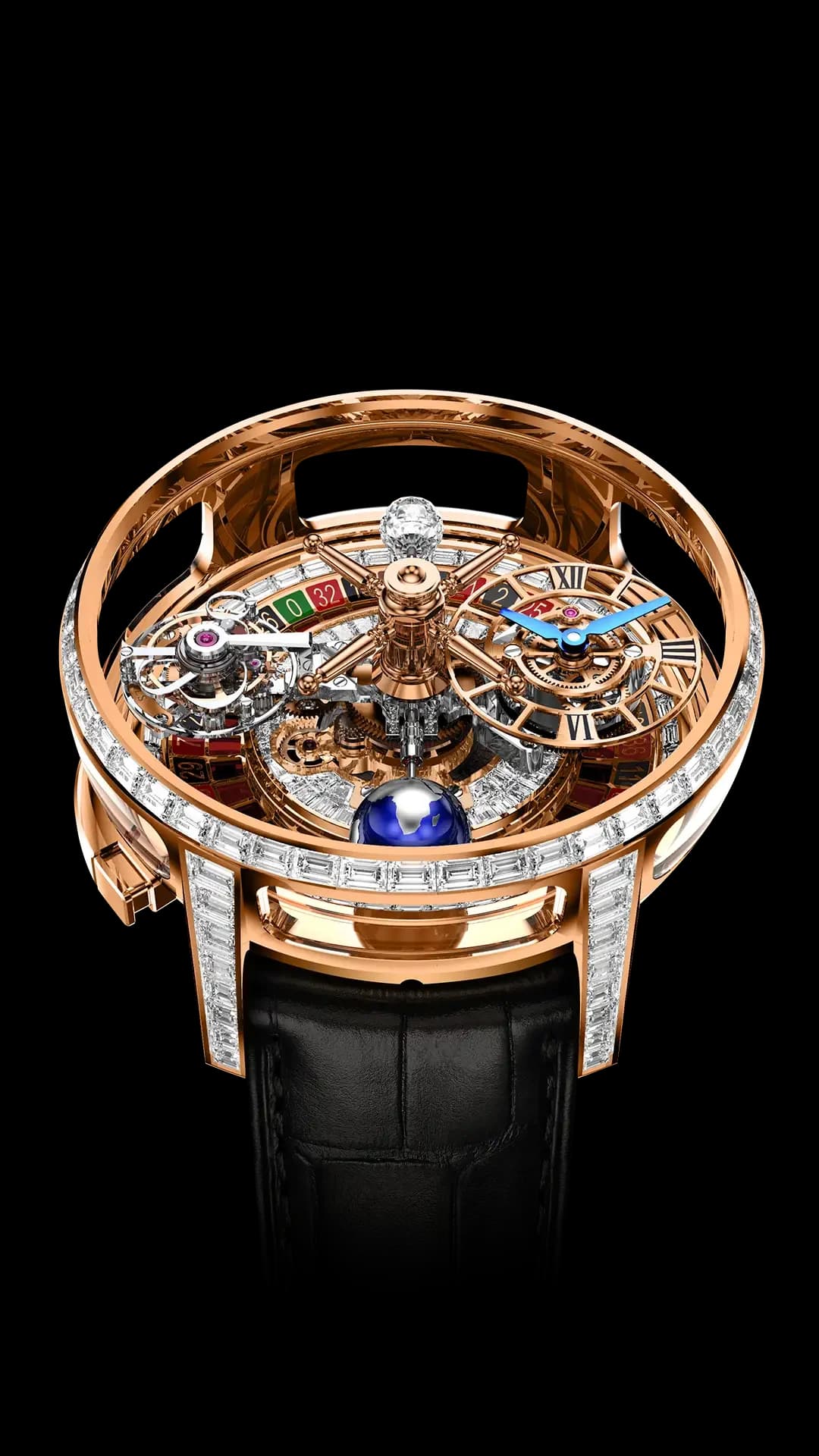 Jacob & Co. Astronomia Casino – Rose Gold Baguette
