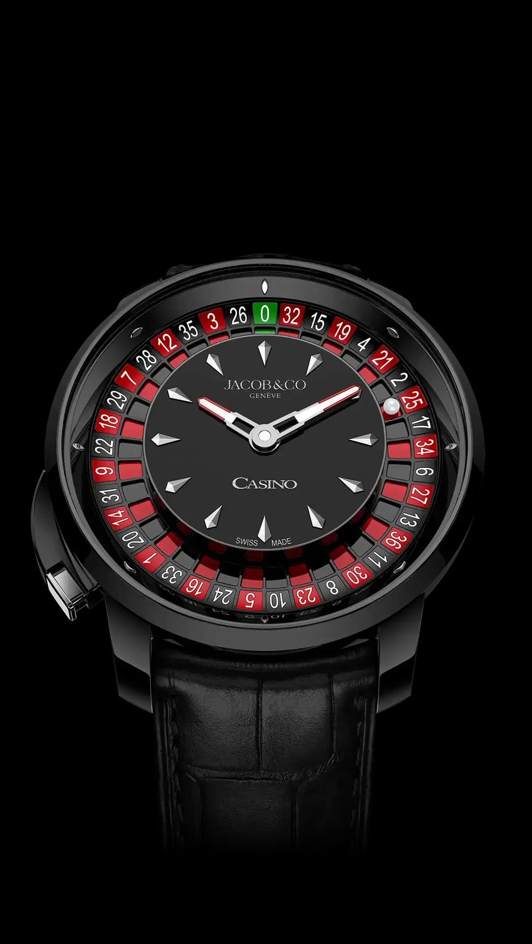 Jacob & Co. Casino Tourbillon – Black DLC Titanium