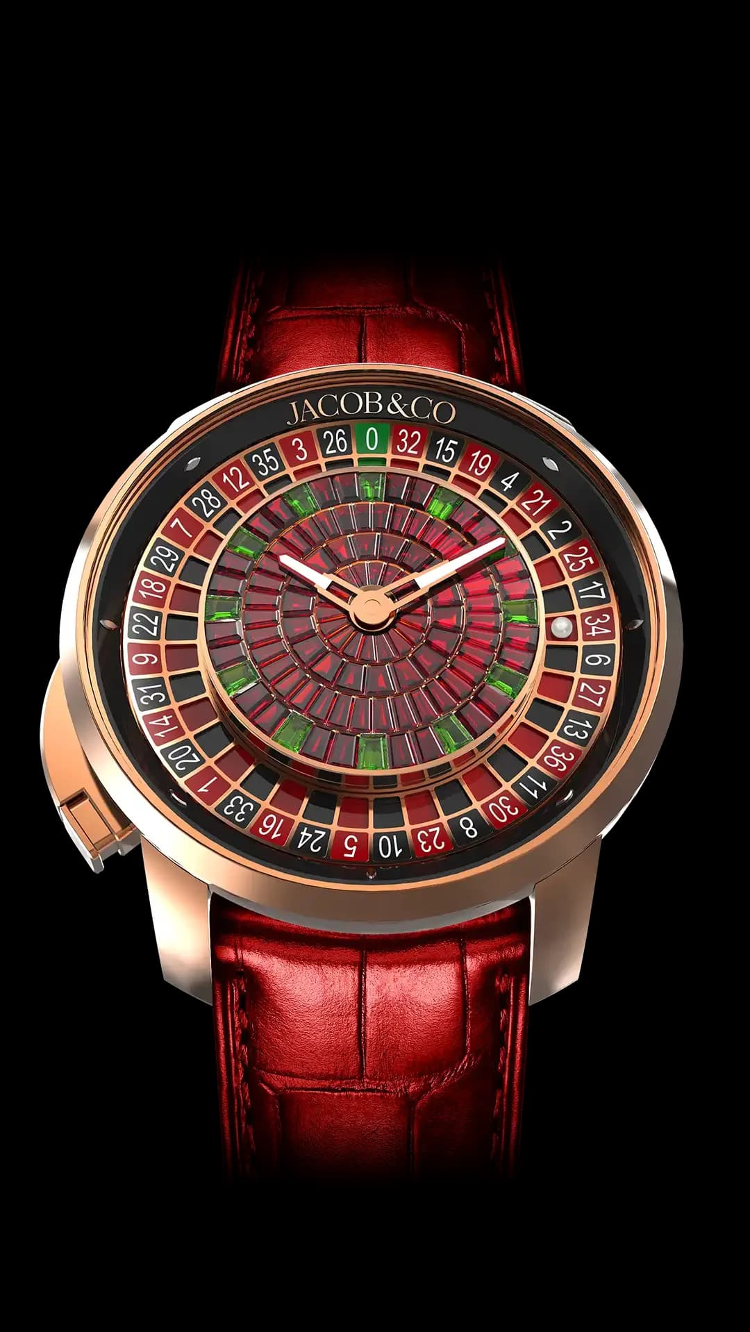 Jacob & Co. Casino Tourbillon – Rubies (Tsavorite Hour Markers)