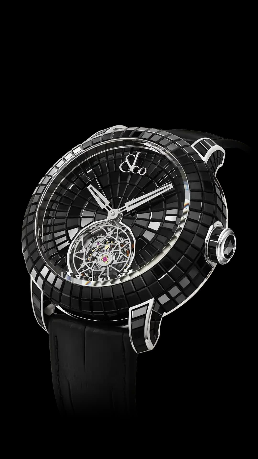 Jacob & Co. Caviar Tourbillon – Black Spinels