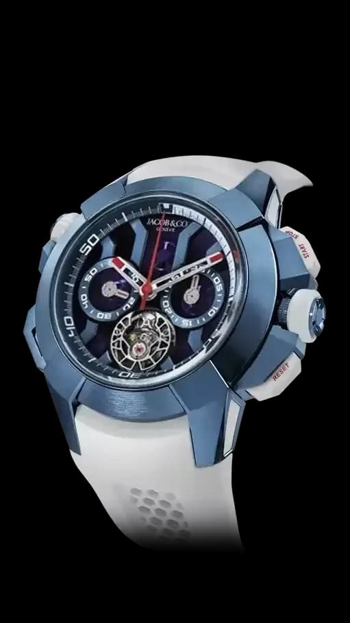 Jacob & Co. Epic X Chrono Tourbillon – Blue Titanium II