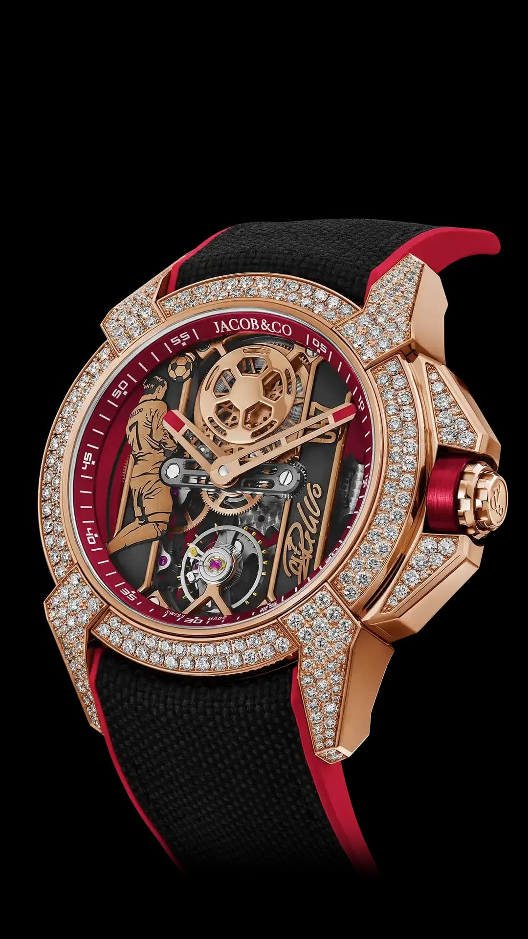Jacob & Co. Epic X CR7 – Flight of CR7, Pavé