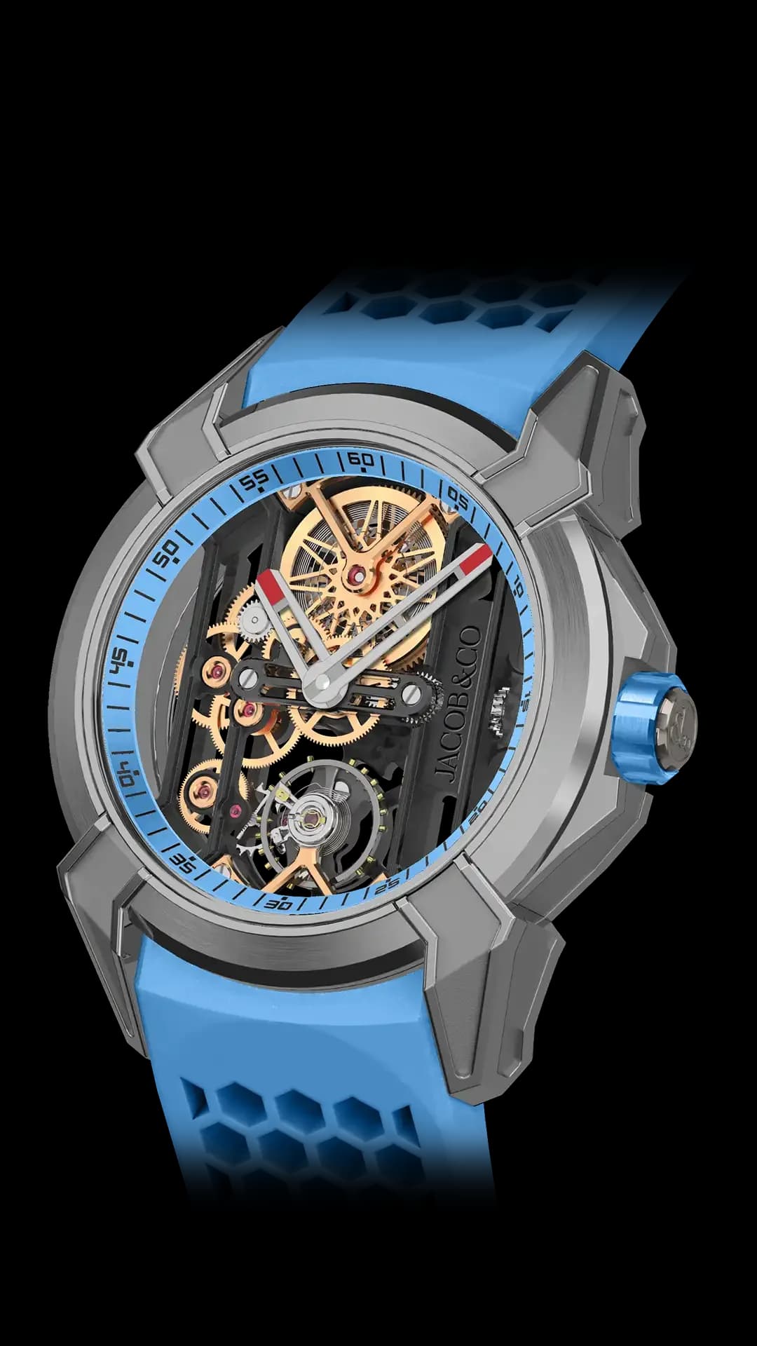 Jacob & Co. Epic X Skeleton – Sky Blue
