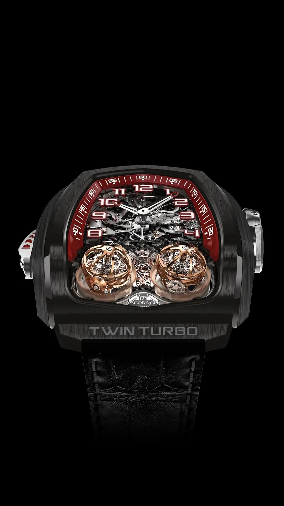 Jacob & Co. Twin Turbo – Black DLC Titanium