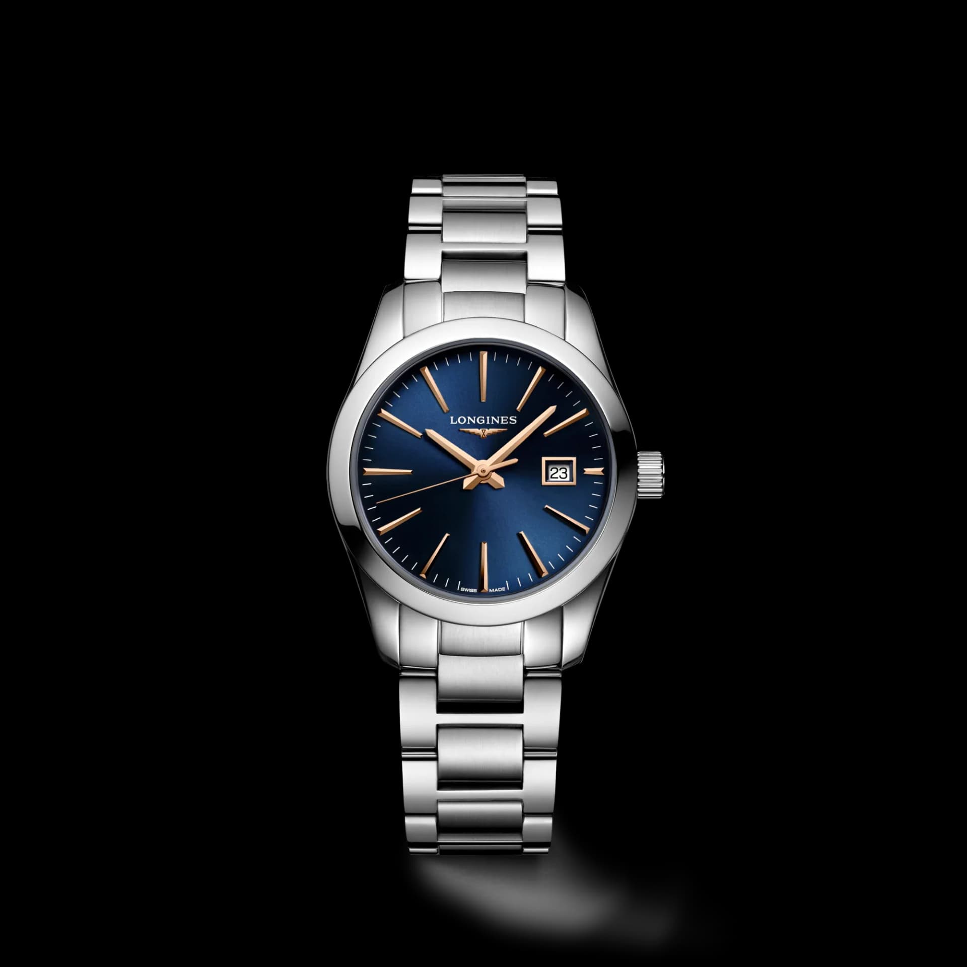 Longines Conquest Classic 29.5 mm – Mavi Kadran, Çelik Kasa