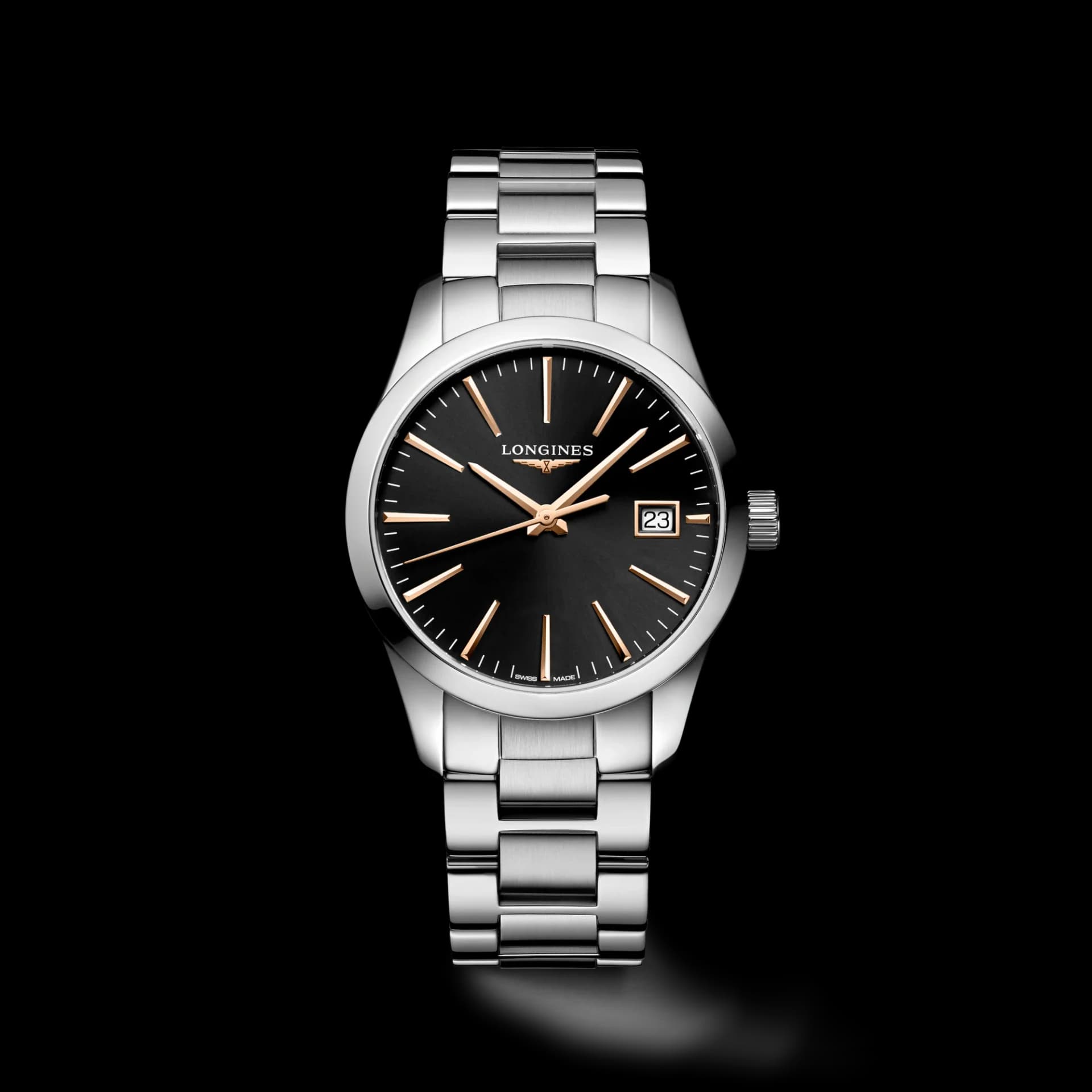 Longines Conquest Classic 34 mm – Siyah Kadran