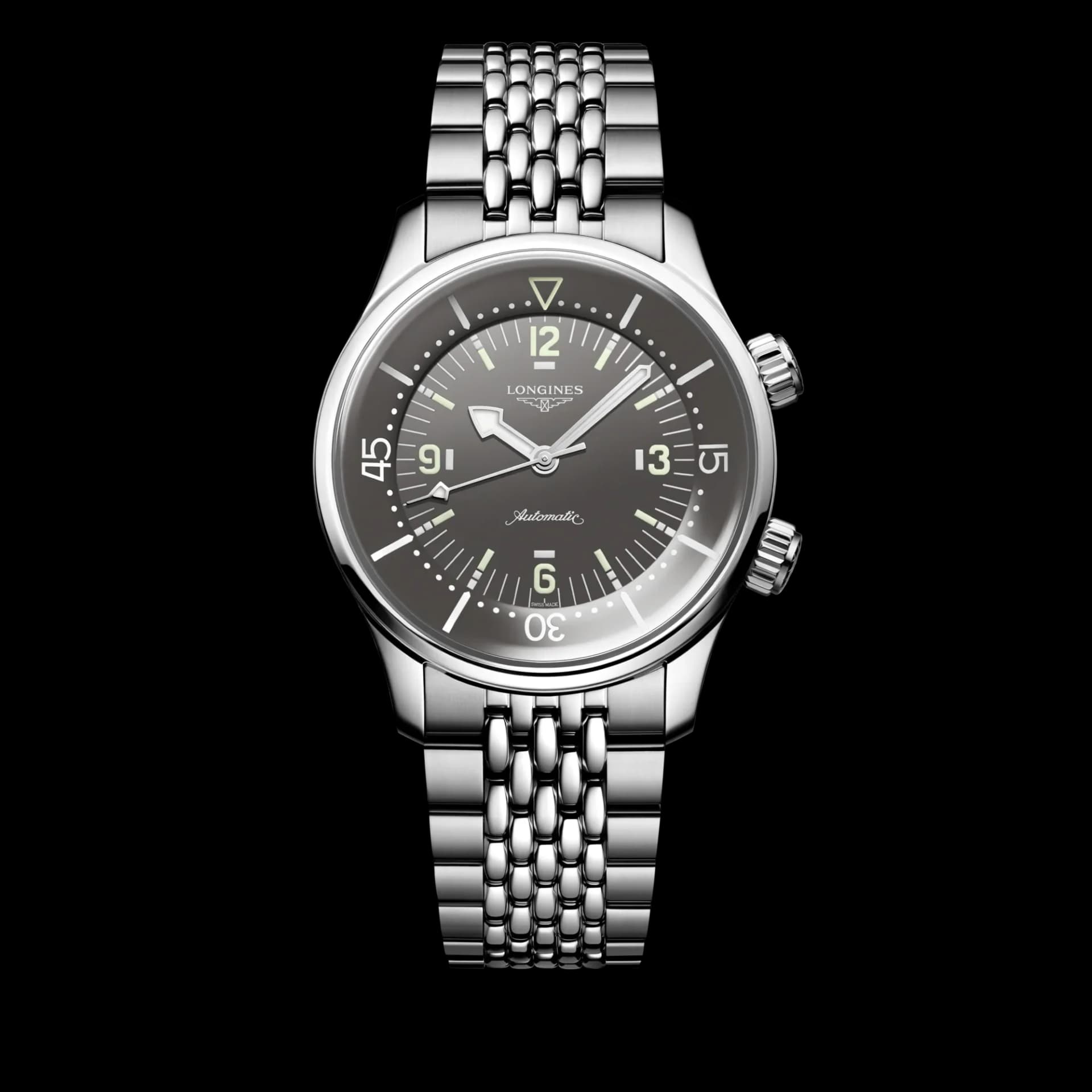 Longines Legend Diver 39 mm – Gri Kadran